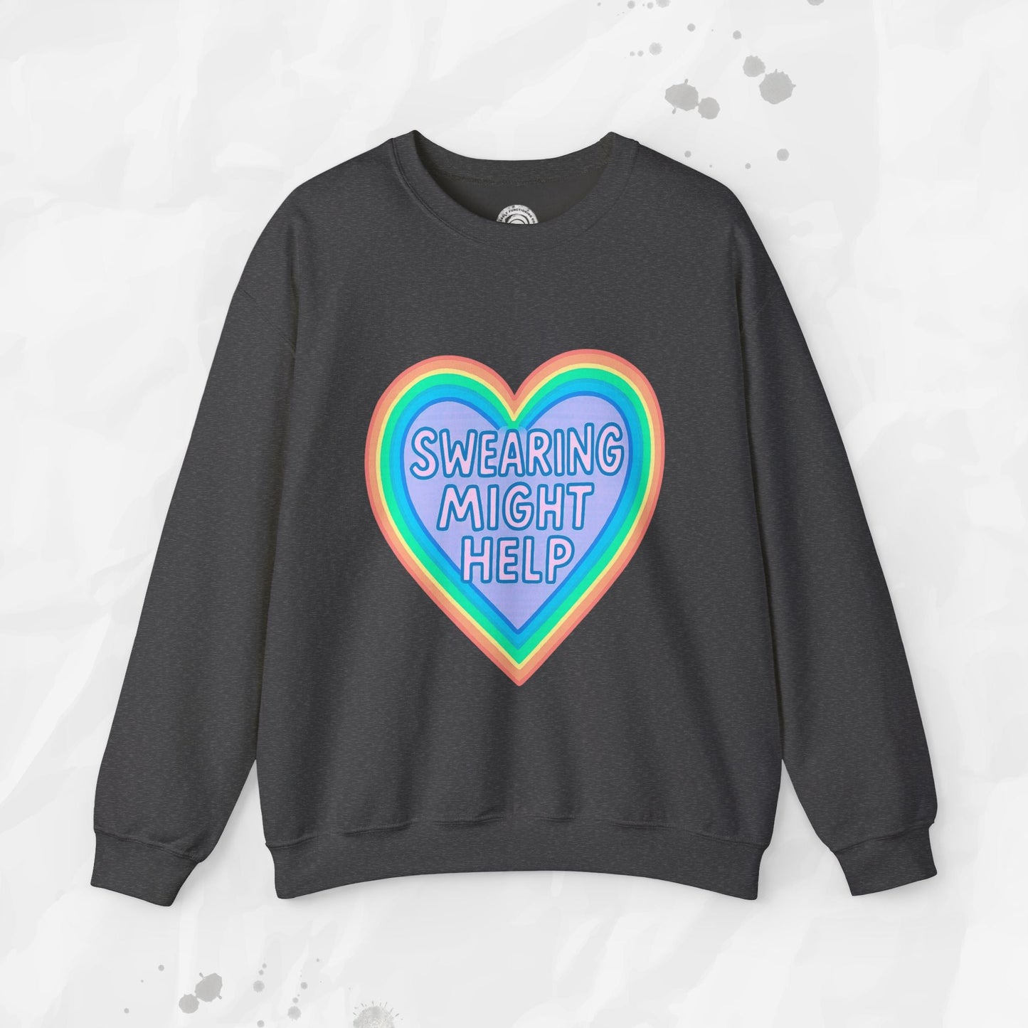 Swearing Might Help – Crewneck Sweatshirt