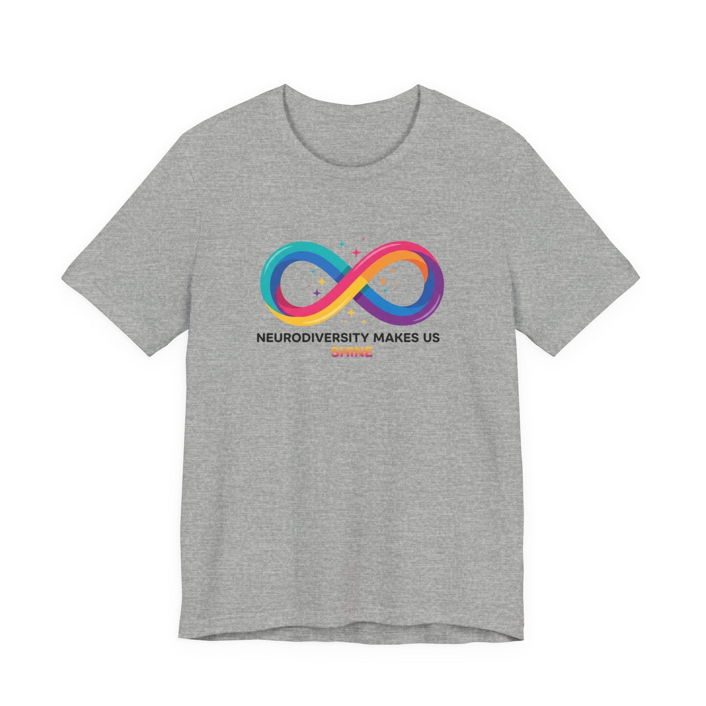 Neurodiversity Makes Us Shine Tee | neurodivergent, autistic pride