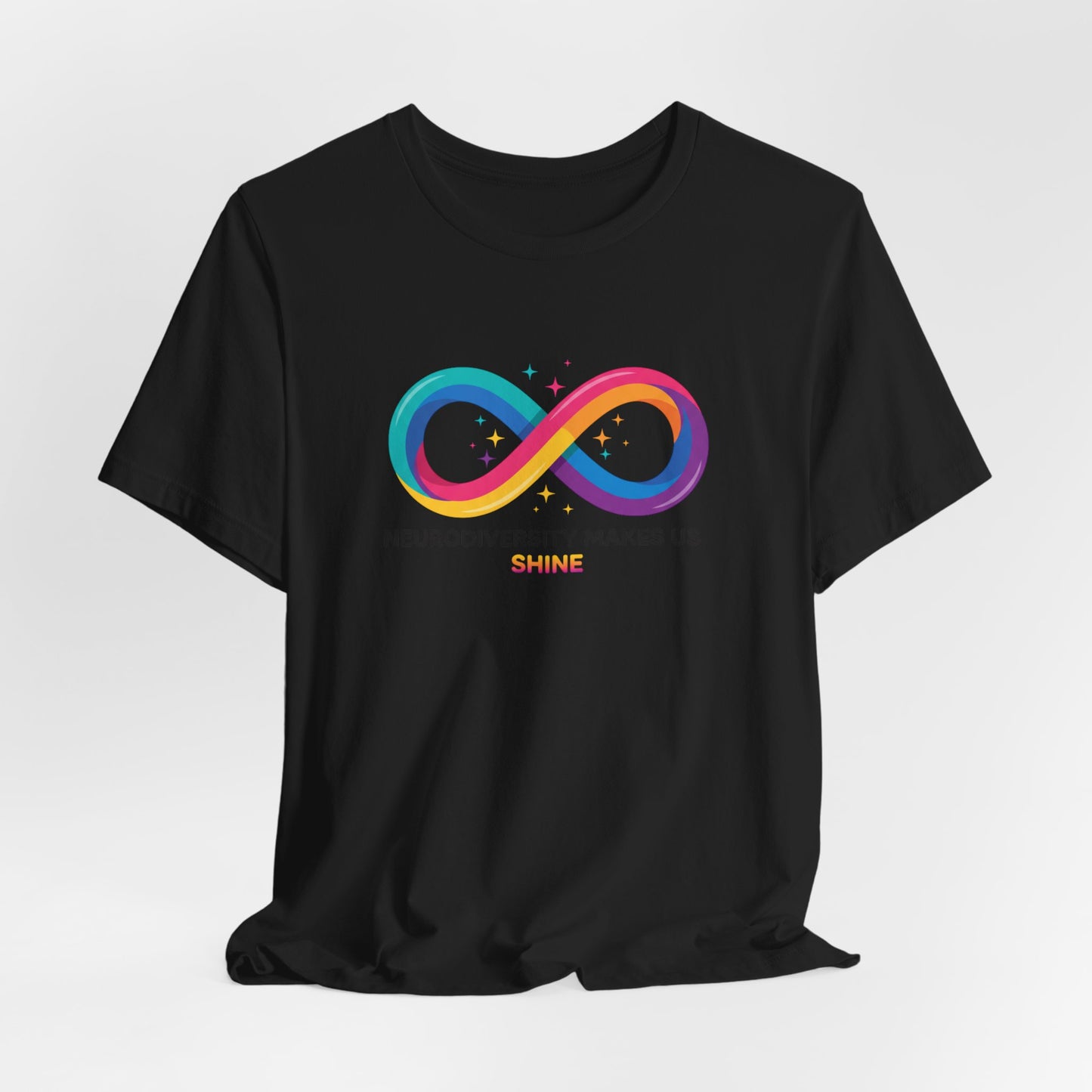 Neurodiversity Makes Us Shine Tee | neurodivergent, autistic pride