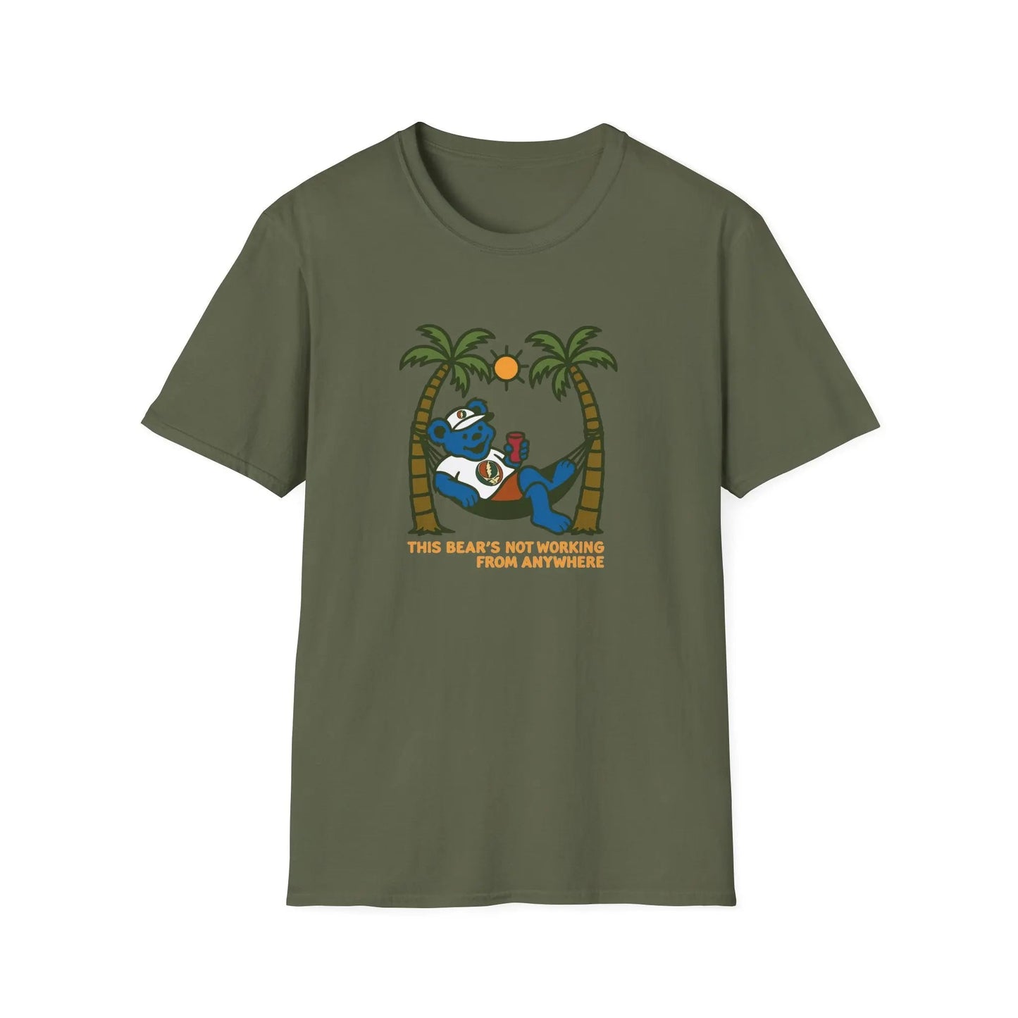 The Bear's Not Working From Anywhere - Life is dead.® × Grateful Dead Tee