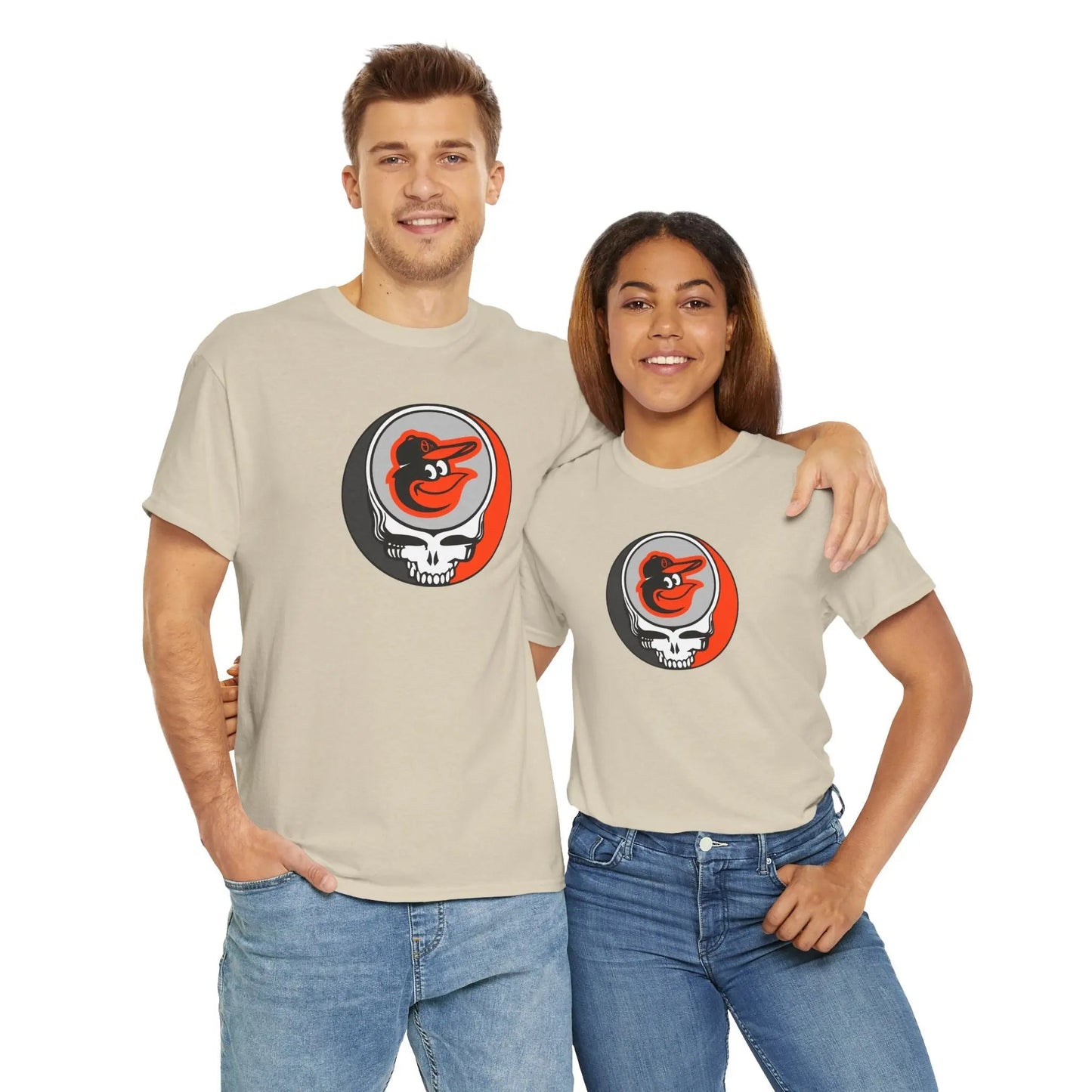 Baltimore Orioles Logo Stealie × Grateful Dead Tee