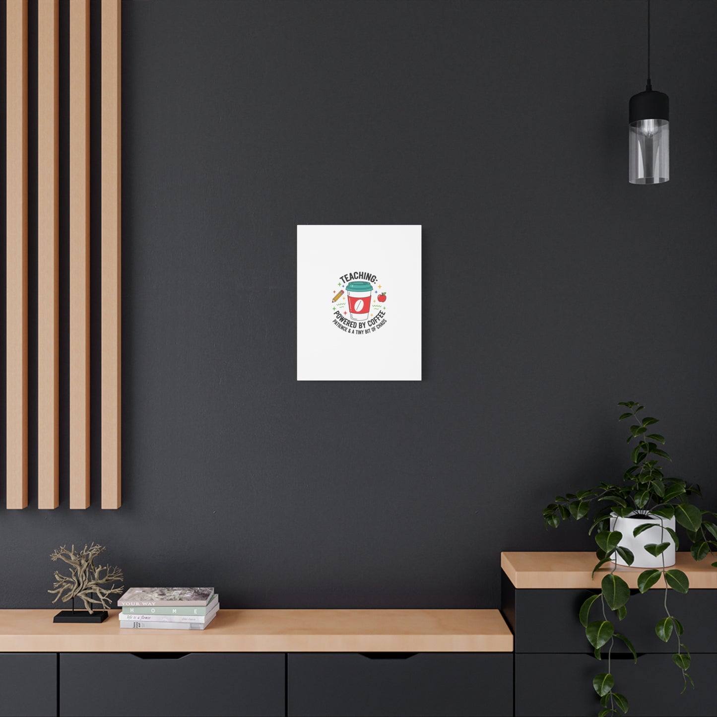 Teaching Powered by Coffee Canvas, Teacher Appreciation Gifts | Teacher Life, Classroom Humor