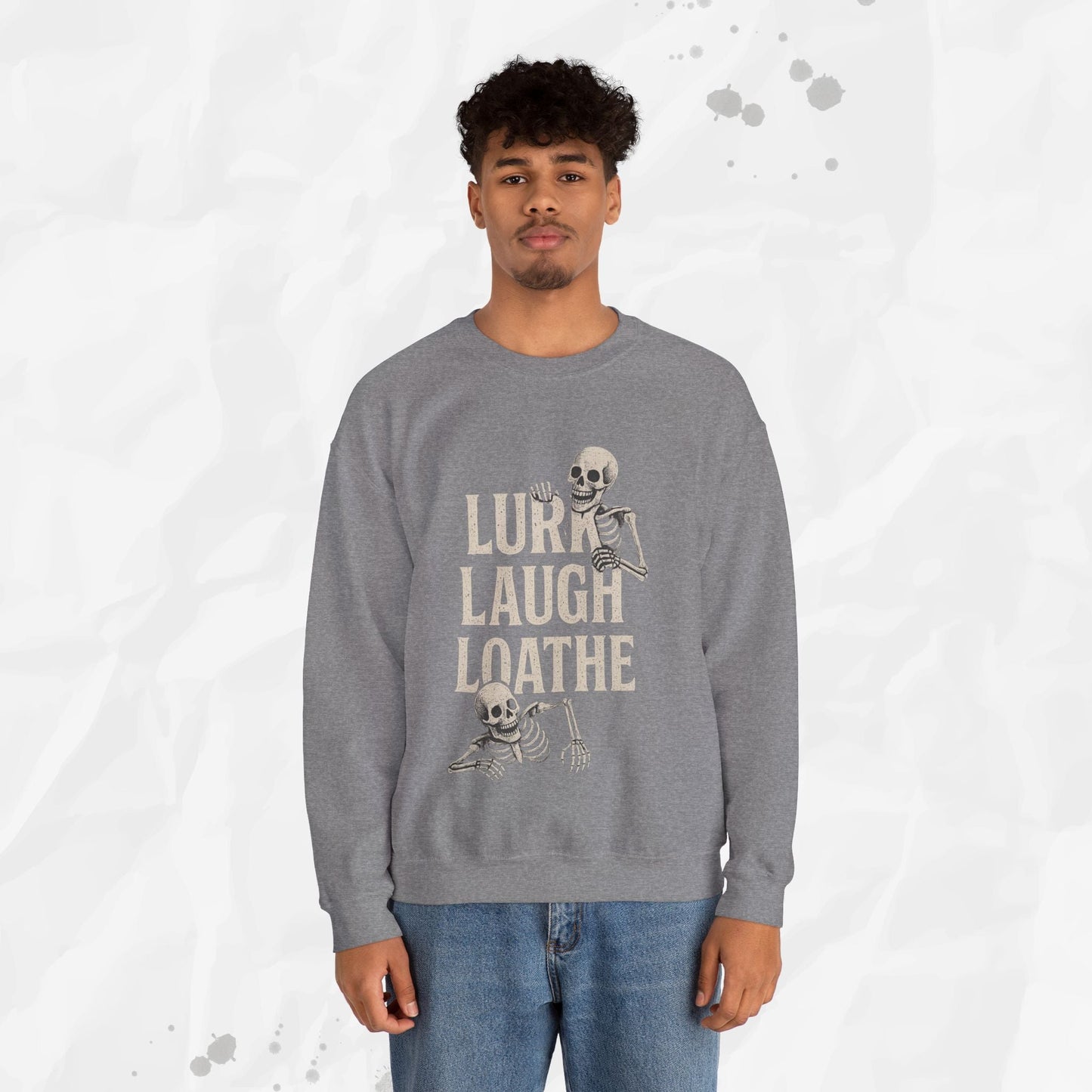 Lurk Laugh Loathe - Crewneck Sweatshirt
