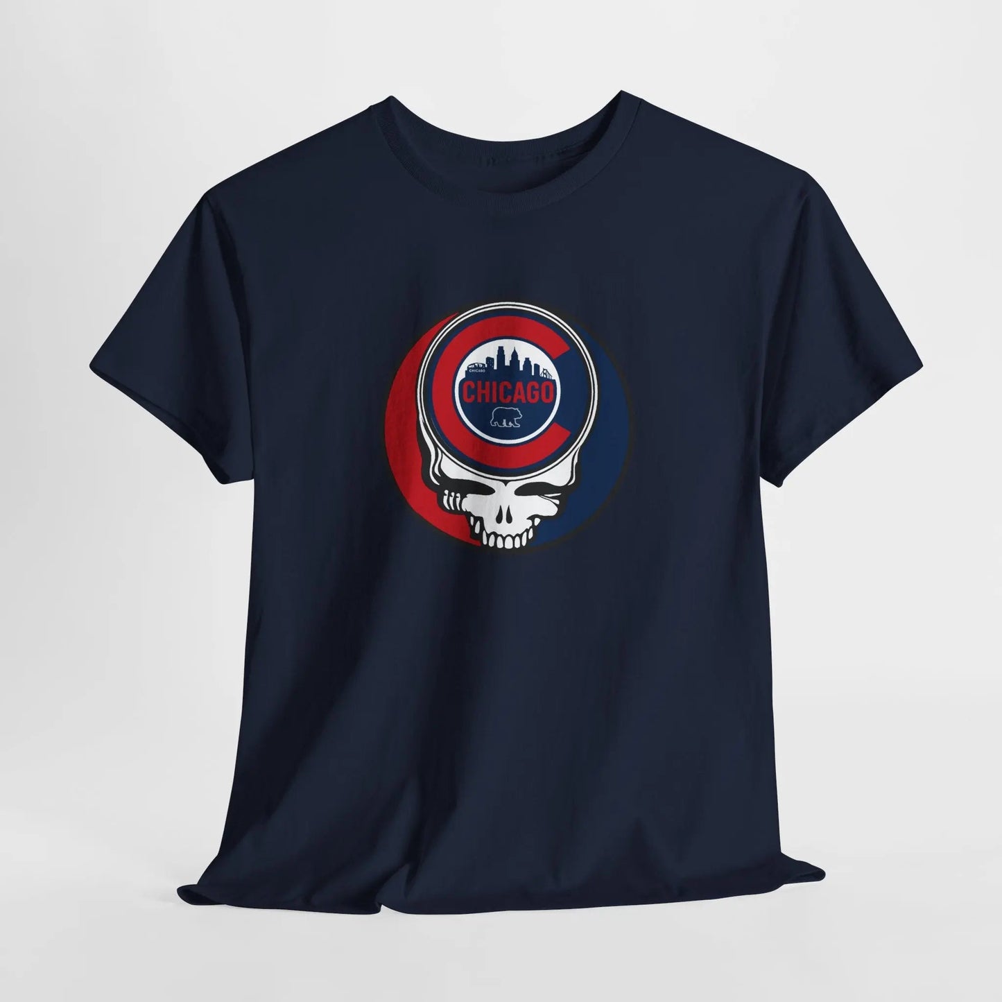 Chicago Cubs original Stealie × Grateful Dead Tee
