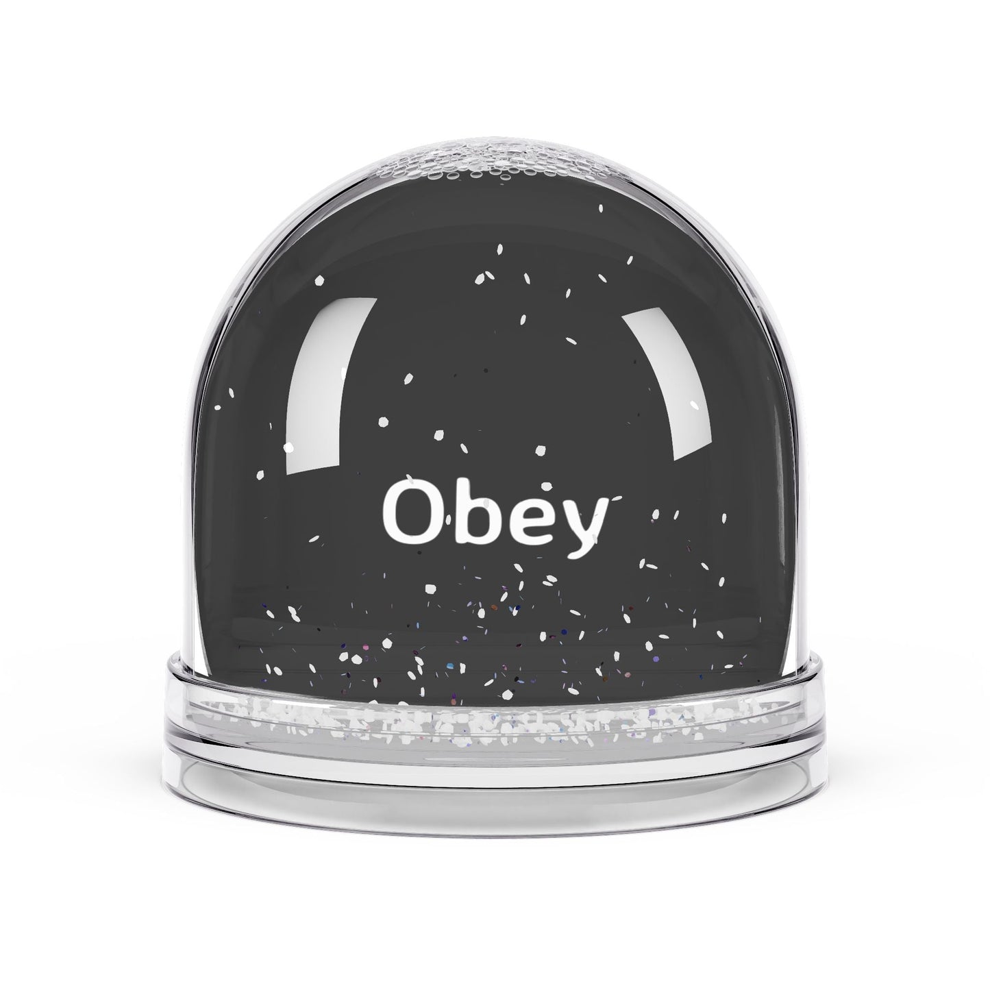 Snow Globe - "Obey"
