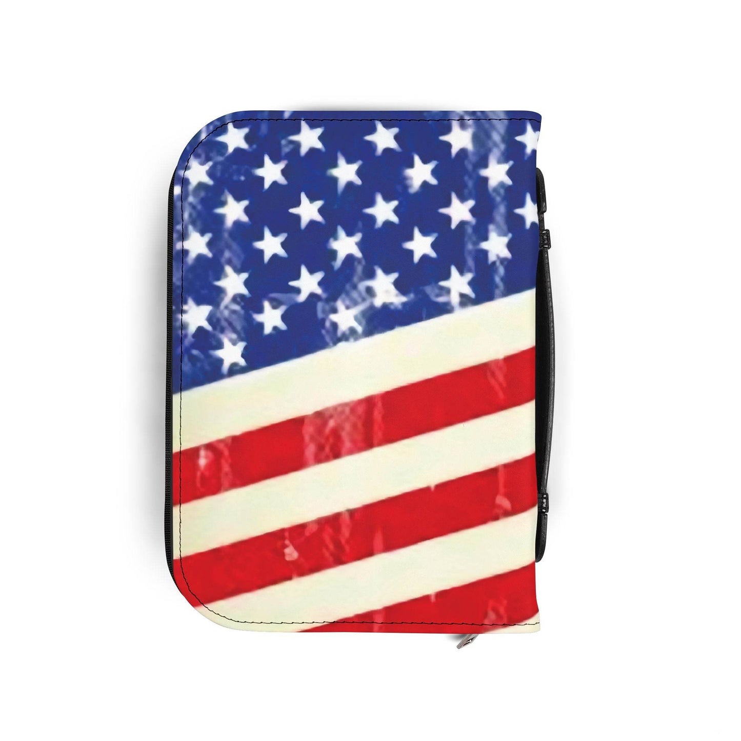 Patriotic Bible Cover - American Flag Design