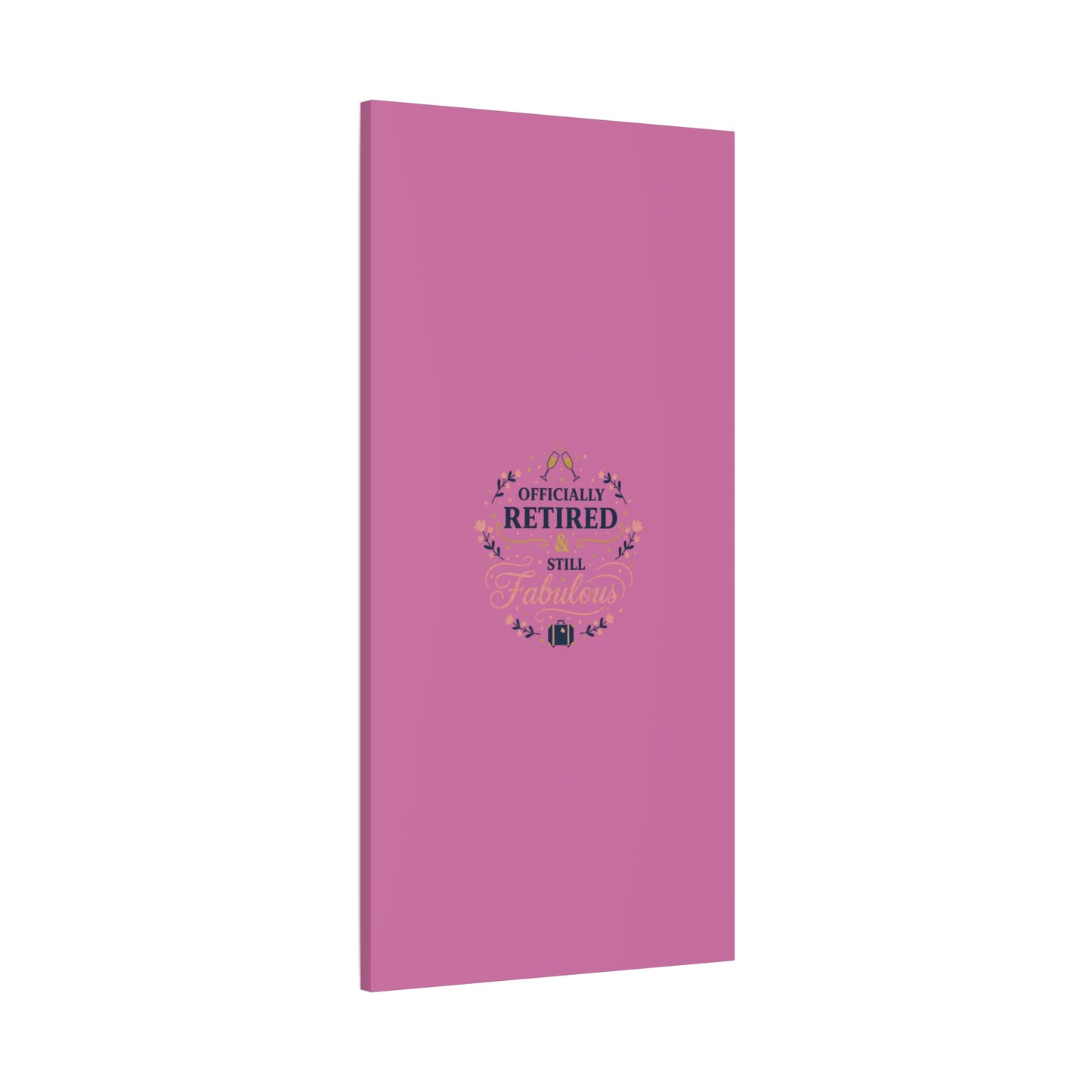 Officially Retired & Still Fabulous Canvas, retirement gifts for women | personalized retirement gifts