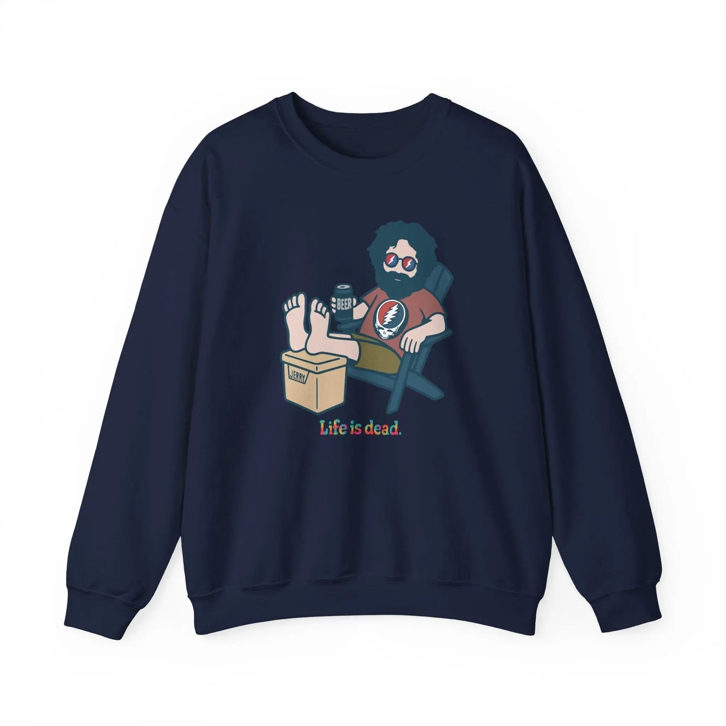 Stay Cool, Jerry Life is dead.® Crewneck | Grateful Dead