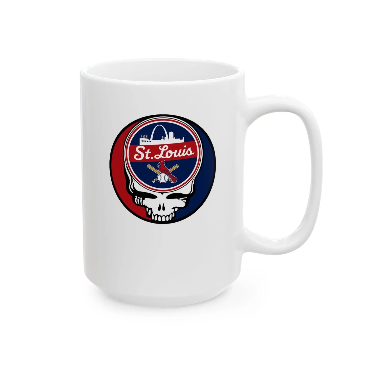 St. Louis Cardinals Original Stealie Grateful Dead Coffee Mug