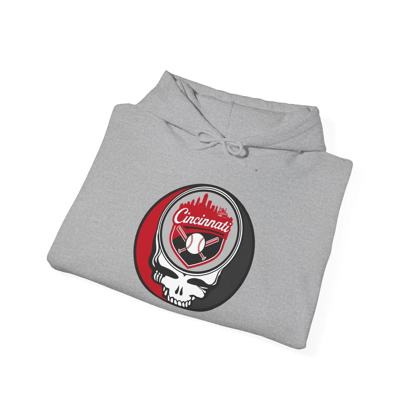 Cincinnati Reds Original Stealie × Grateful Dead Hoodie