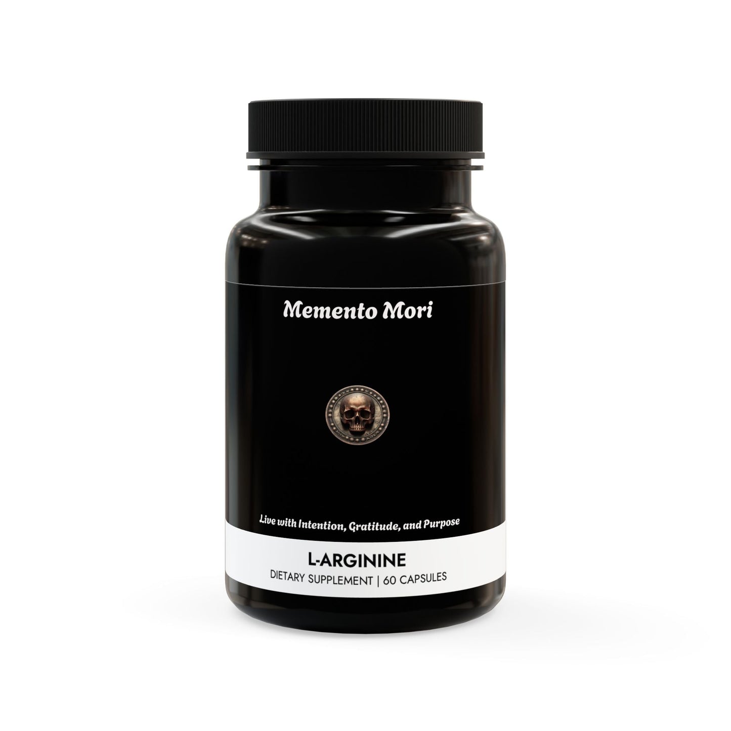 L-Arginine Supplement (60 Capsules) - "Memento Mori"