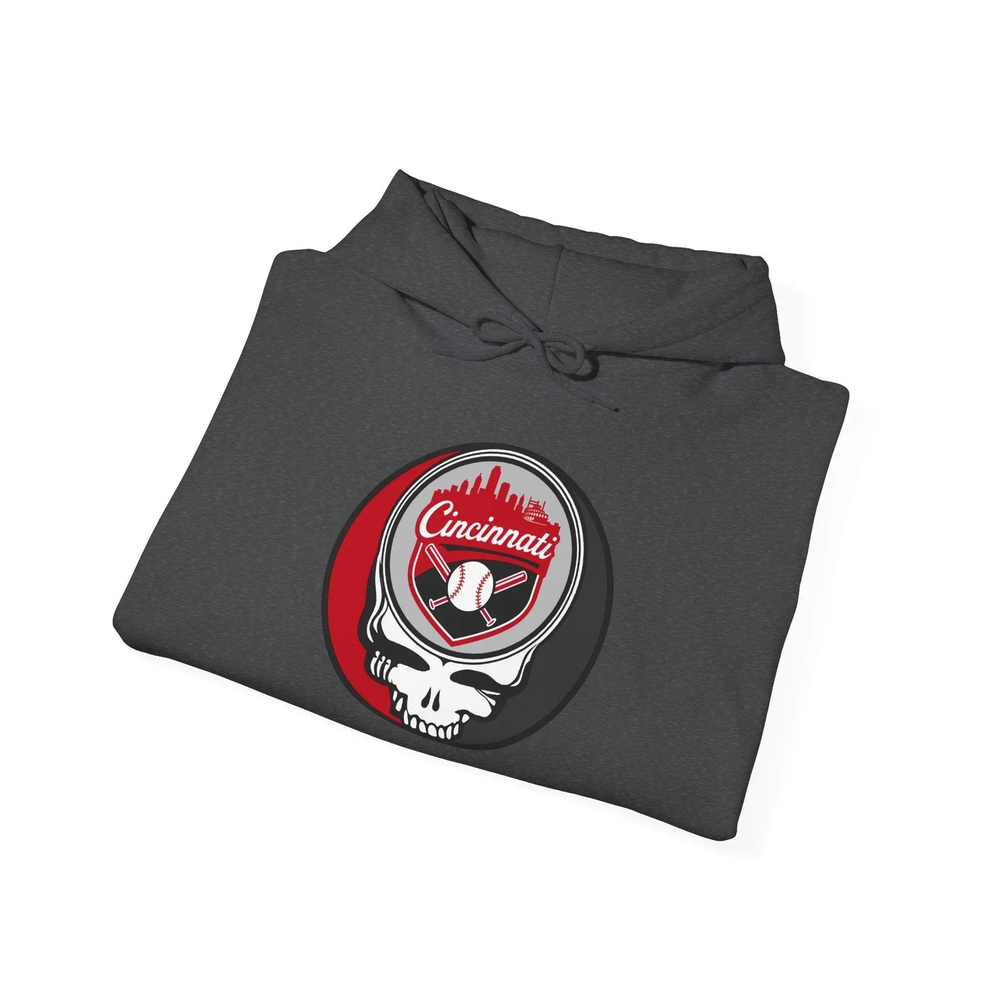 Cincinnati Reds Original Stealie × Grateful Dead Hoodie