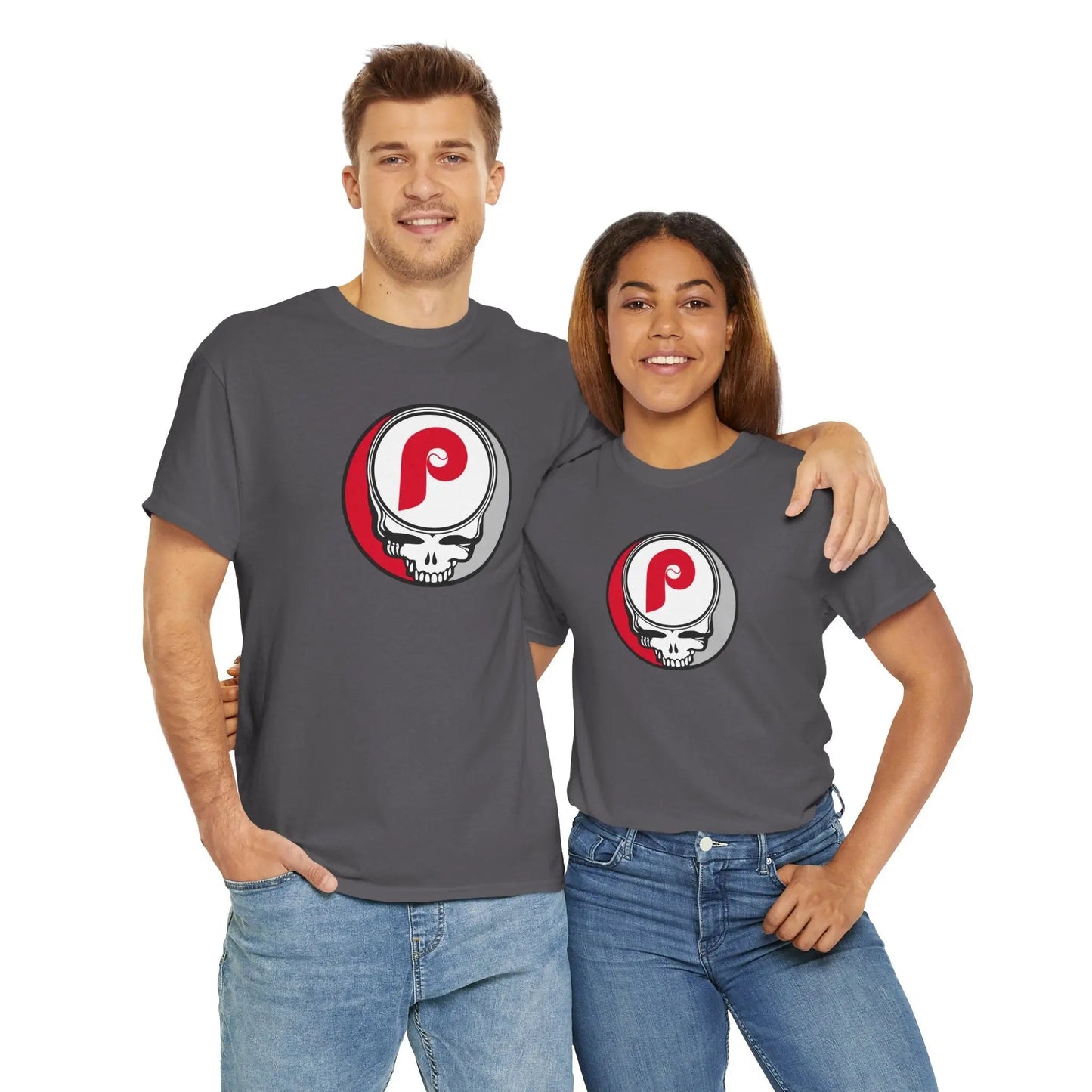 Philadelphia Phillies Logo Stealie × Grateful Dead Tee