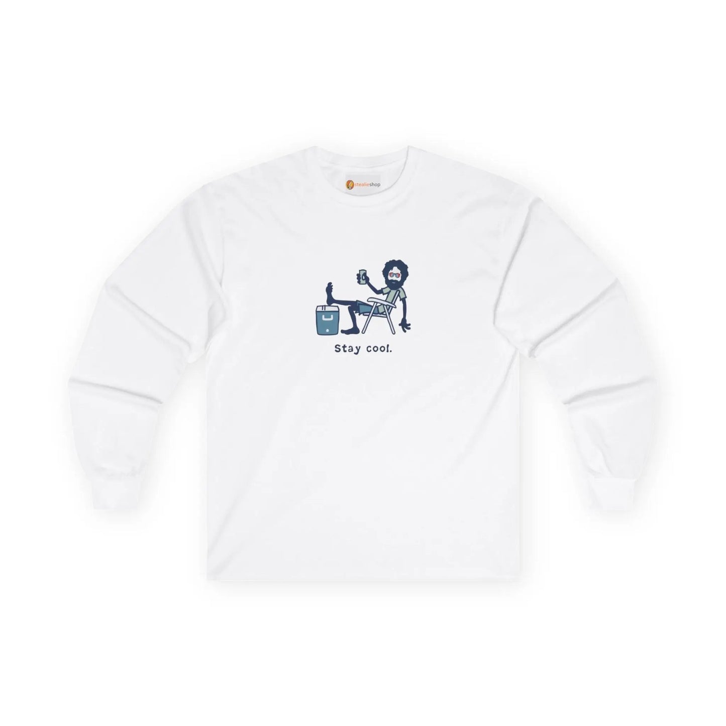 Life is dead.® Stay Cool, Jerry Grateful Dead Long Sleeve Shirt