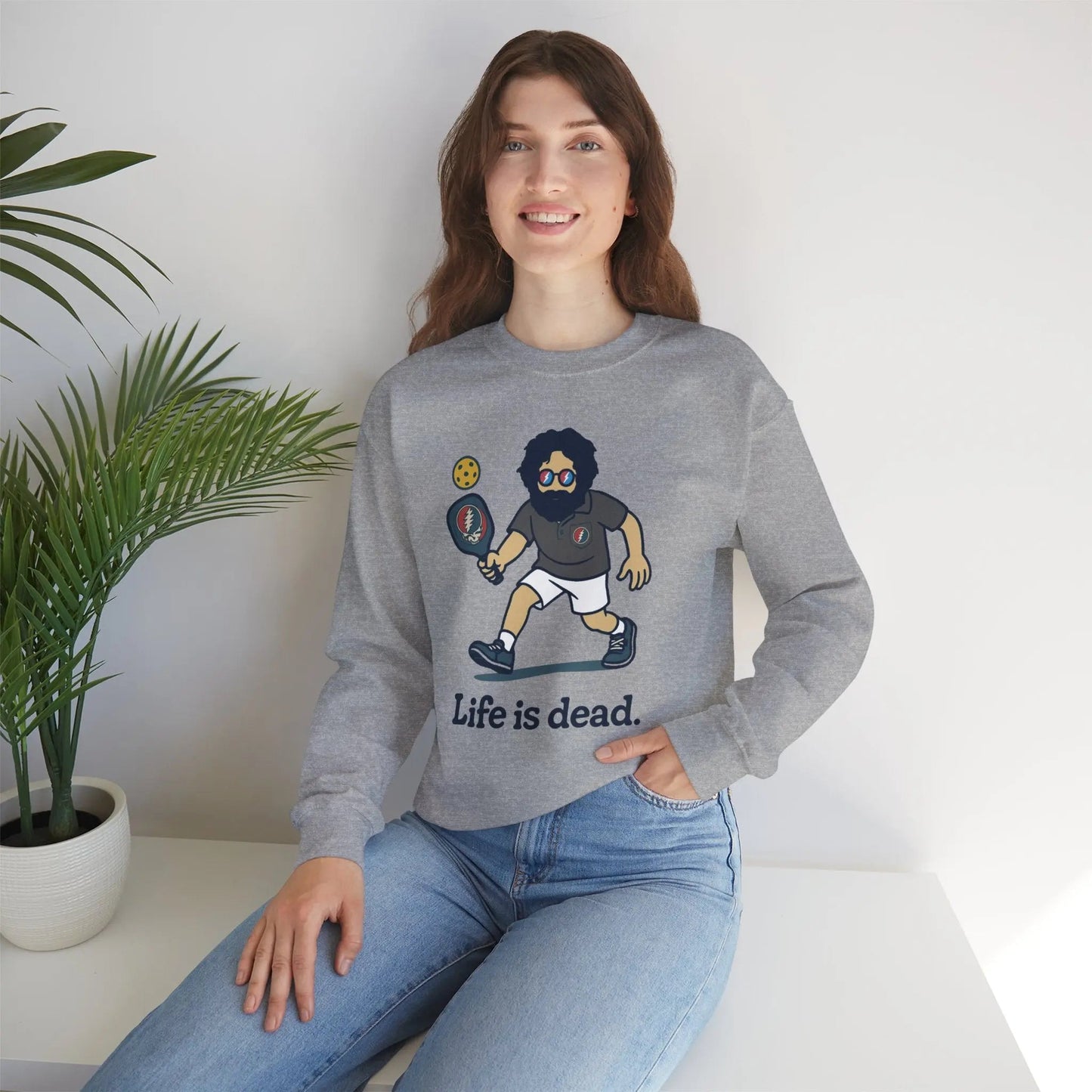 Jerry's in A Pickle | Life is dead.® Crewneck | Grateful Dead
