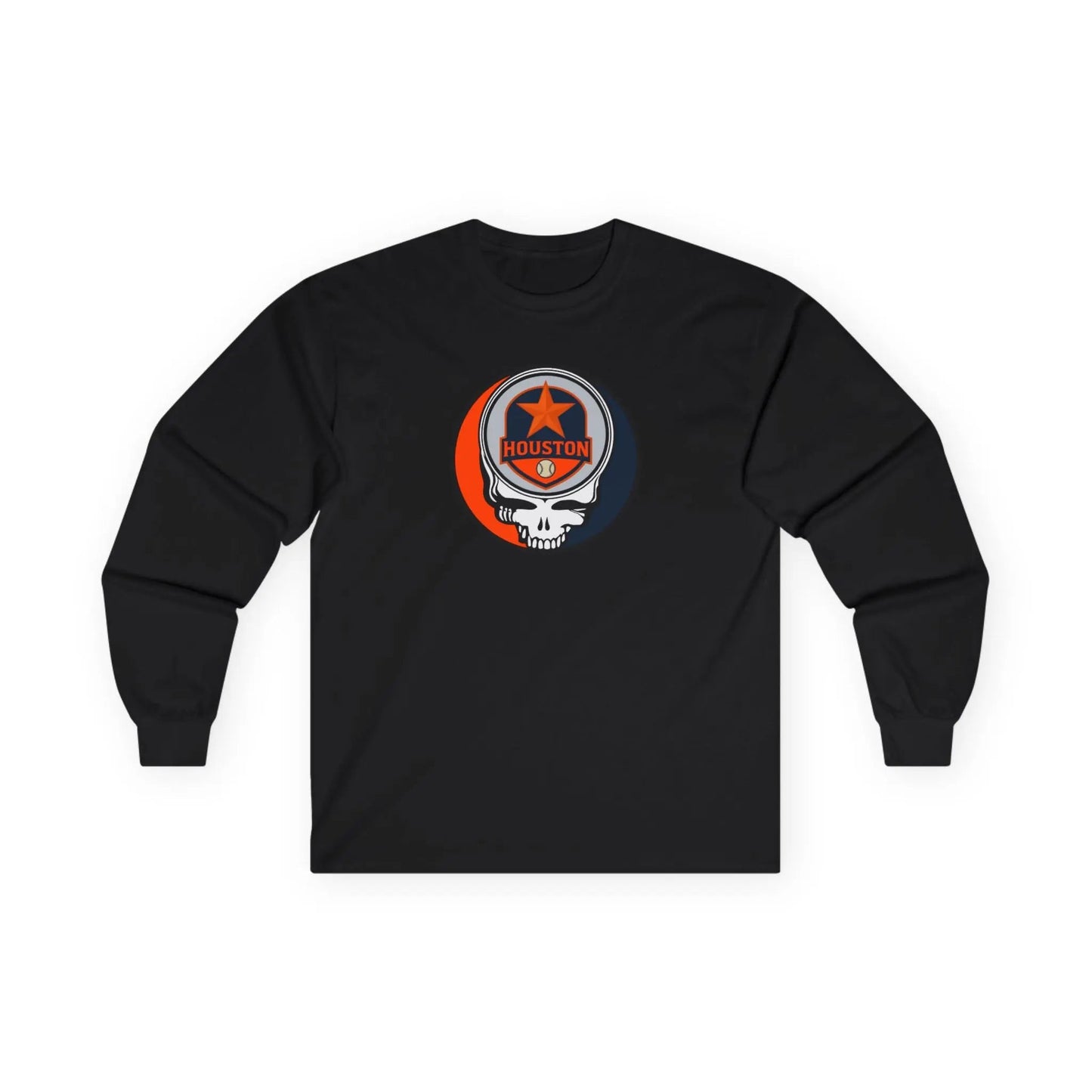 Houston Astros Original Stealie Grateful Dead Long Sleeve Shirt