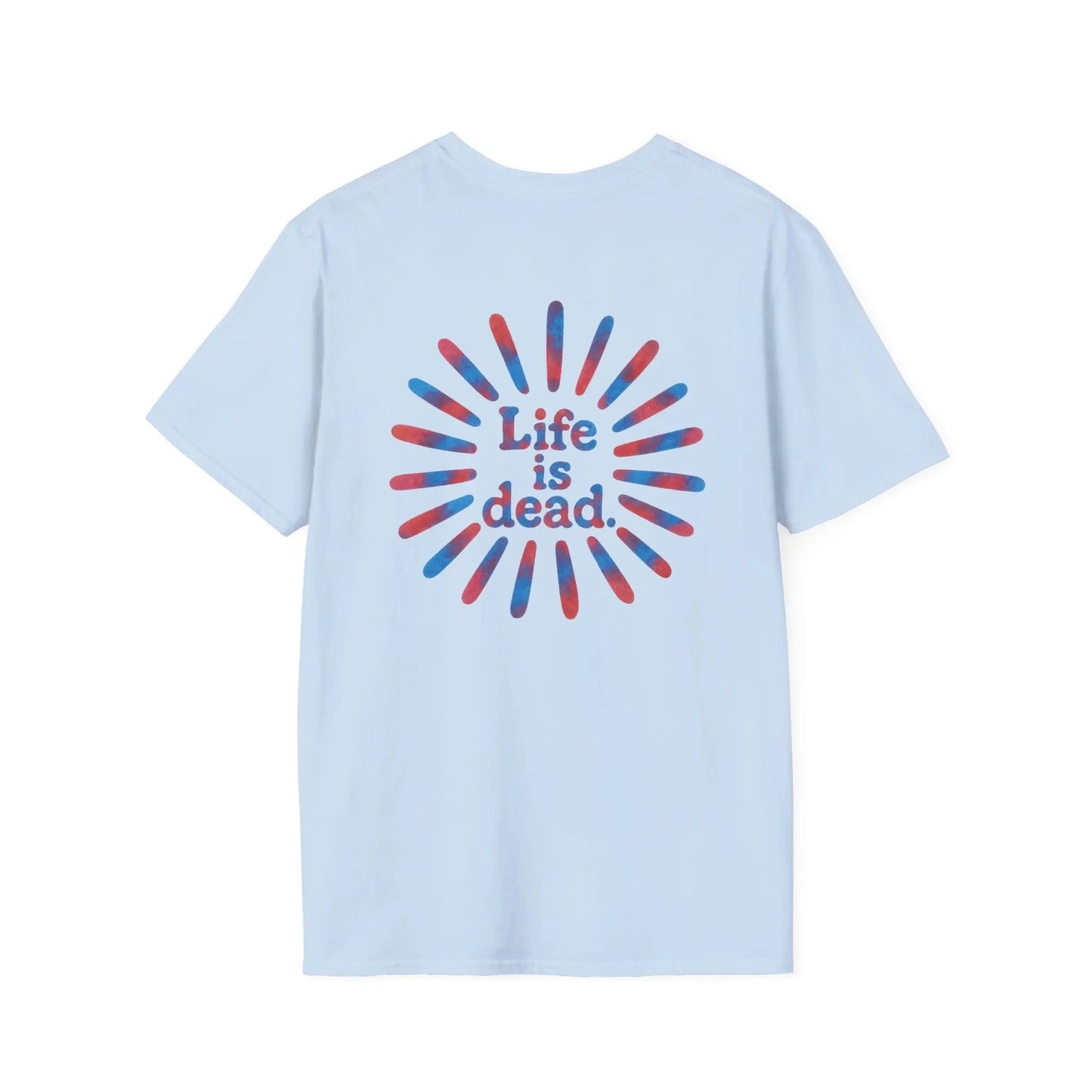 Two-Sided Tie Dye Sunburst and Jerry Life is dead.® × Grateful Dead Tee