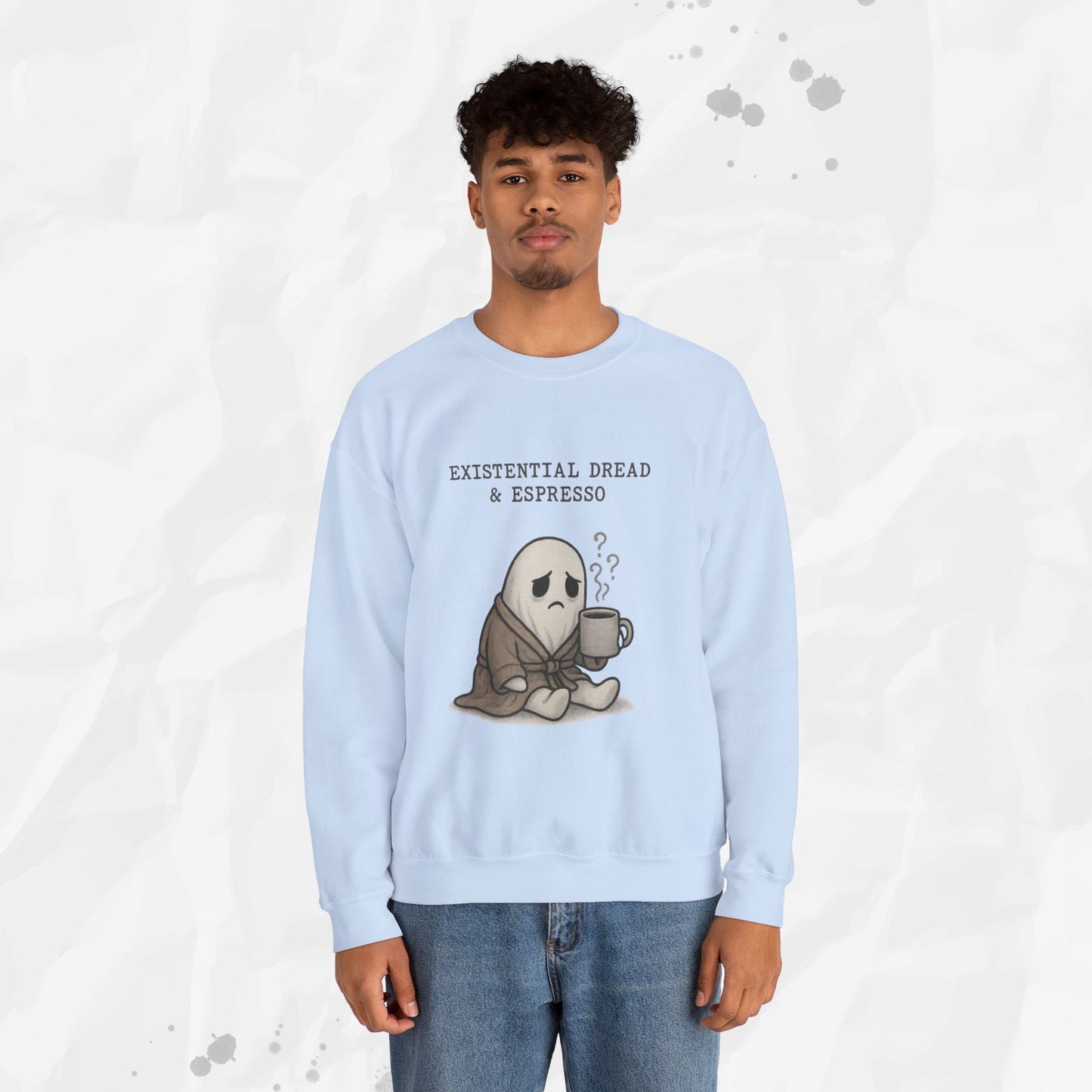 Existential Dread & Espresso - Crewneck Sweatshirt
