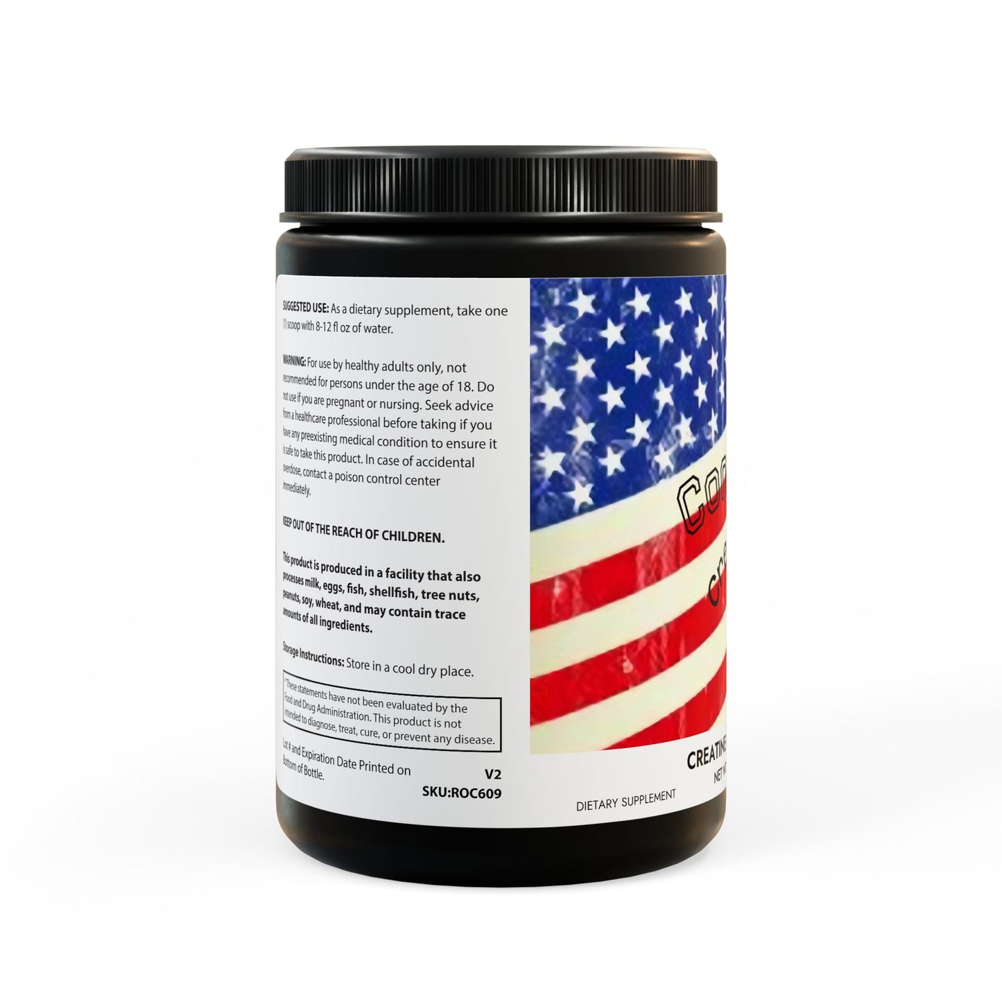 Creatine Monohydrate Supplement (300 g, 10.58 oz) - "Consume"