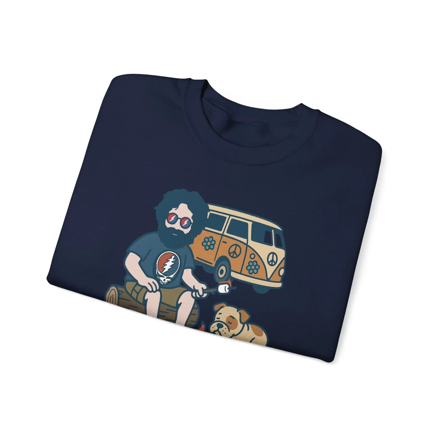Jerry and Frank are Camping | Life is dead.® Crewneck | Grateful Dead
