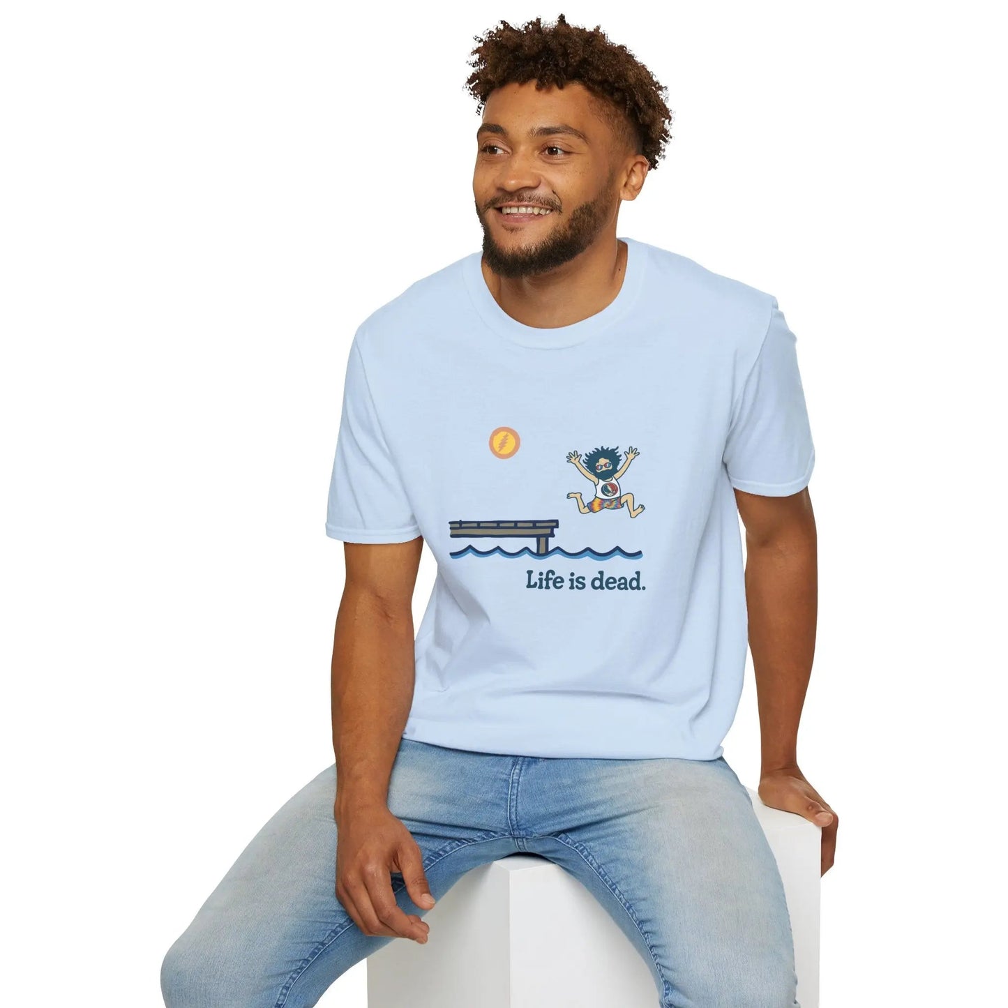 Life is dead.® Jerry's Playin' At the Lake T-Shirt