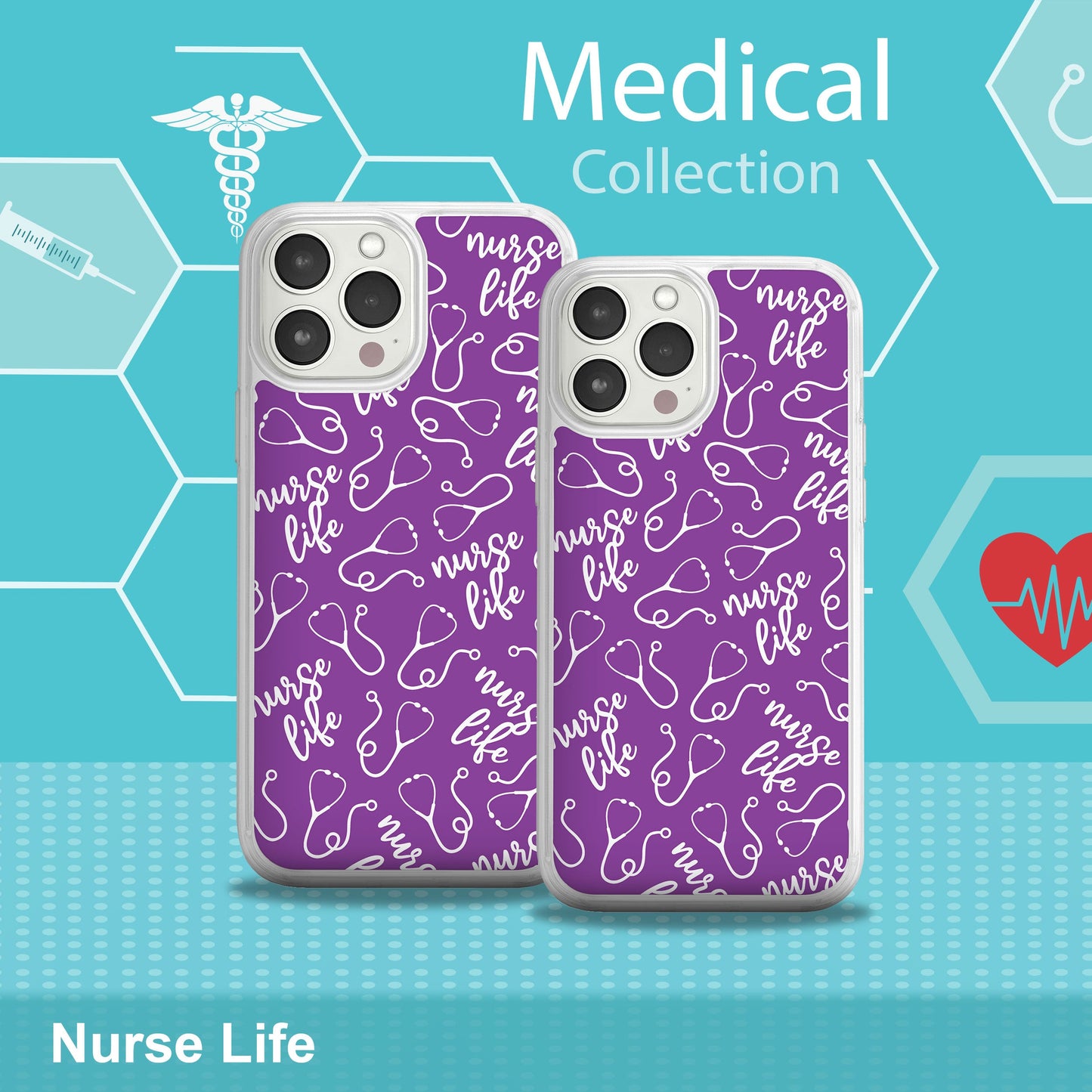 Nurse HD Apple iPhone 14 Series Mag-Safe Phone Case