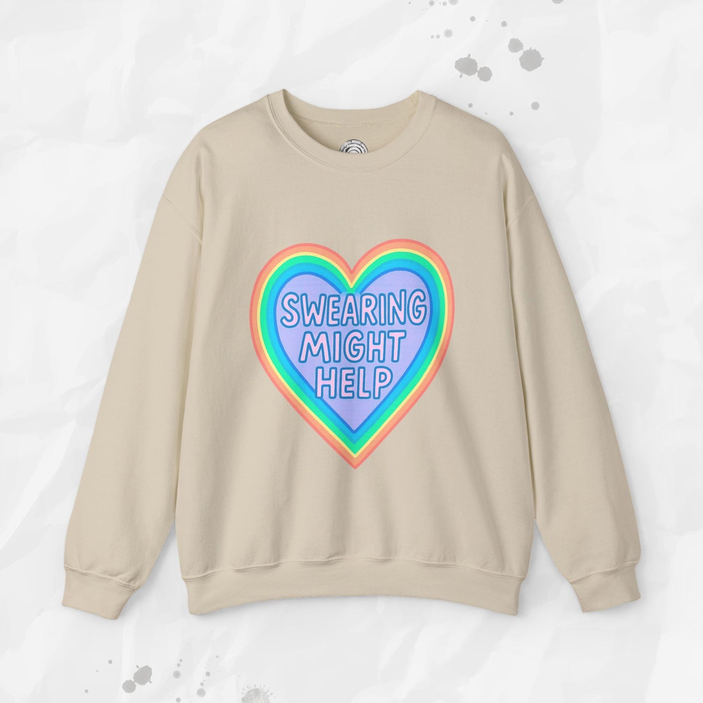 Swearing Might Help – Crewneck Sweatshirt