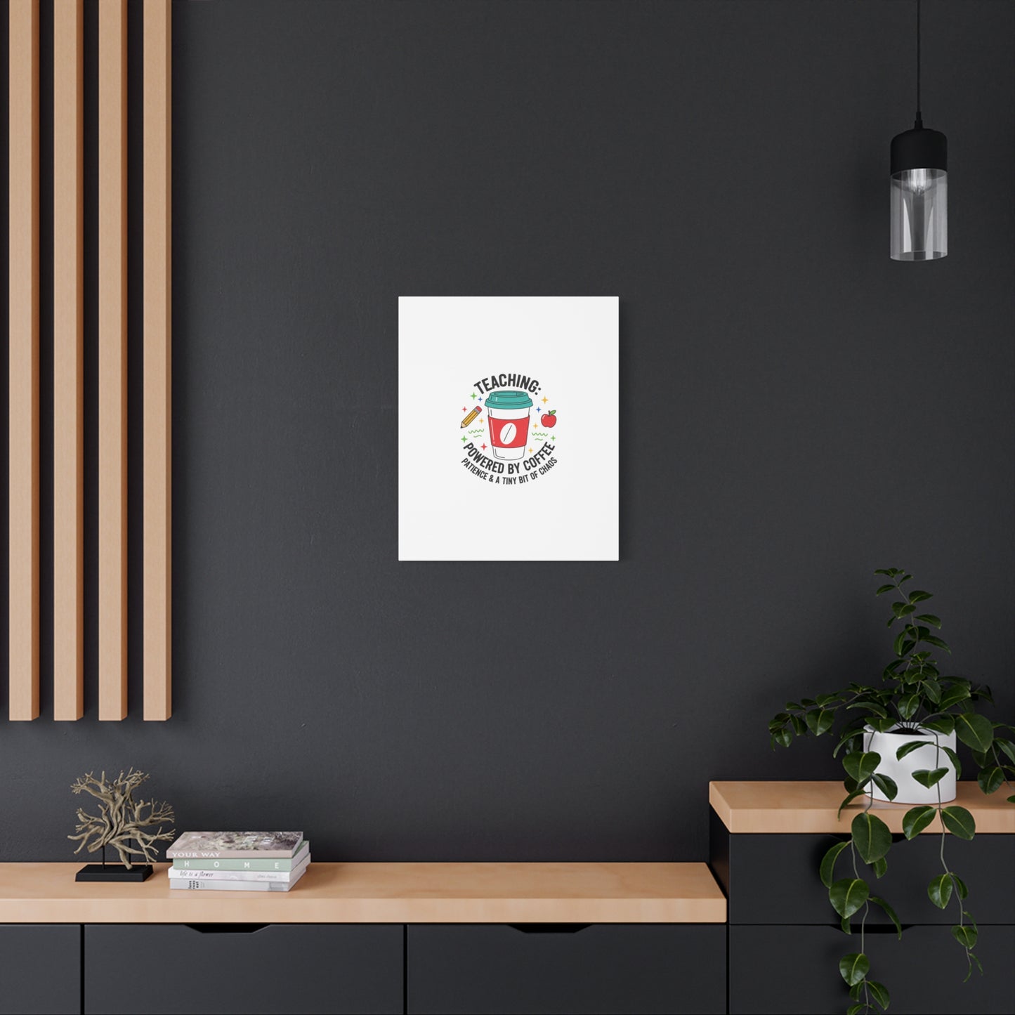 Teaching Powered by Coffee Canvas, Teacher Appreciation Gifts | Teacher Life, Classroom Humor
