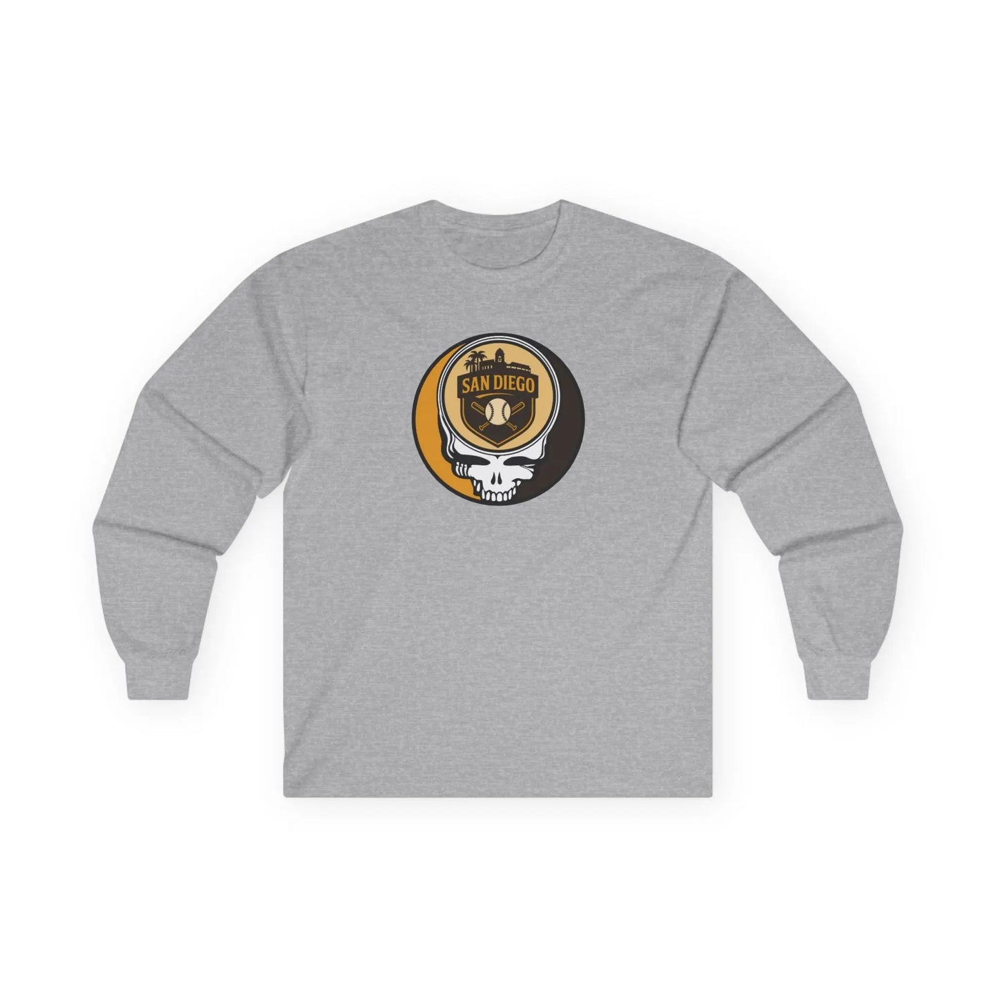San Diego Padres Original Stealie Grateful Dead Long Sleeve Shirt