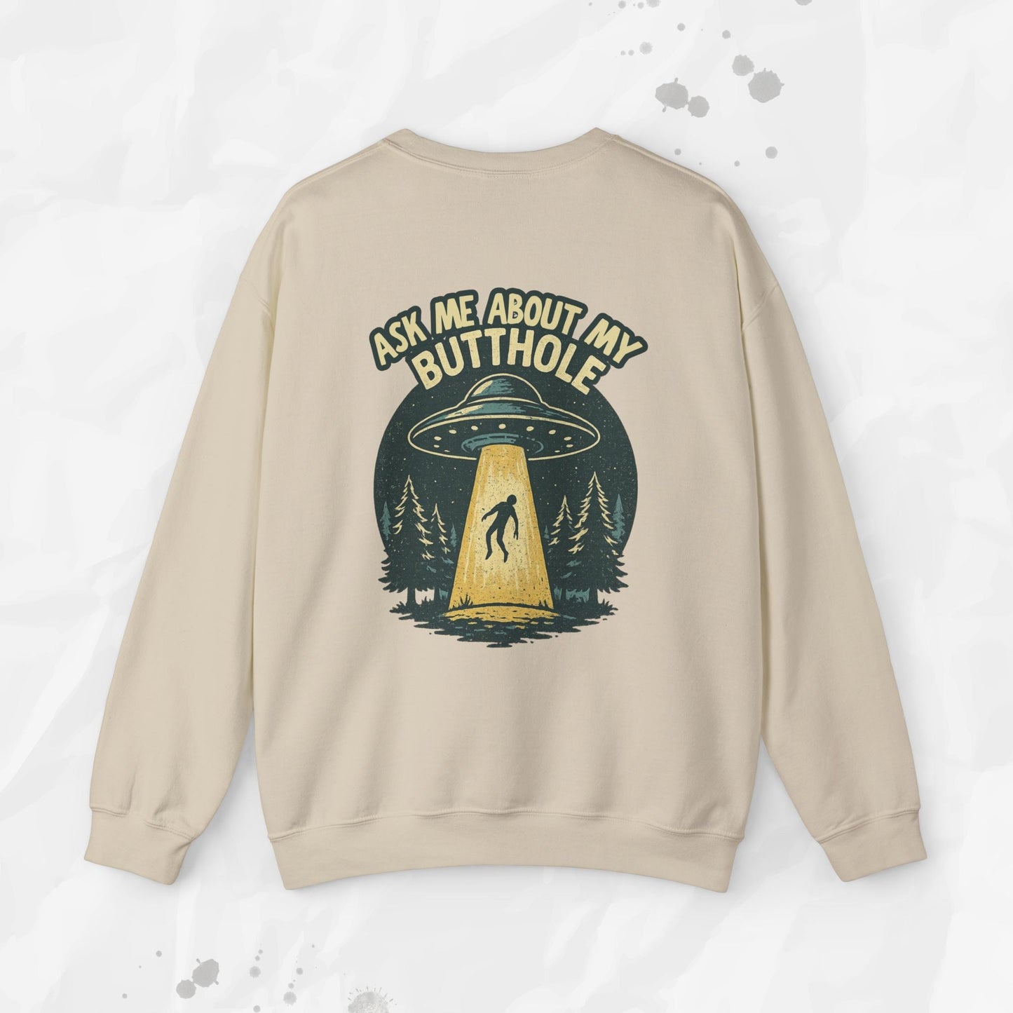 Ask Me About My Butthole – Crewneck Sweatshirt