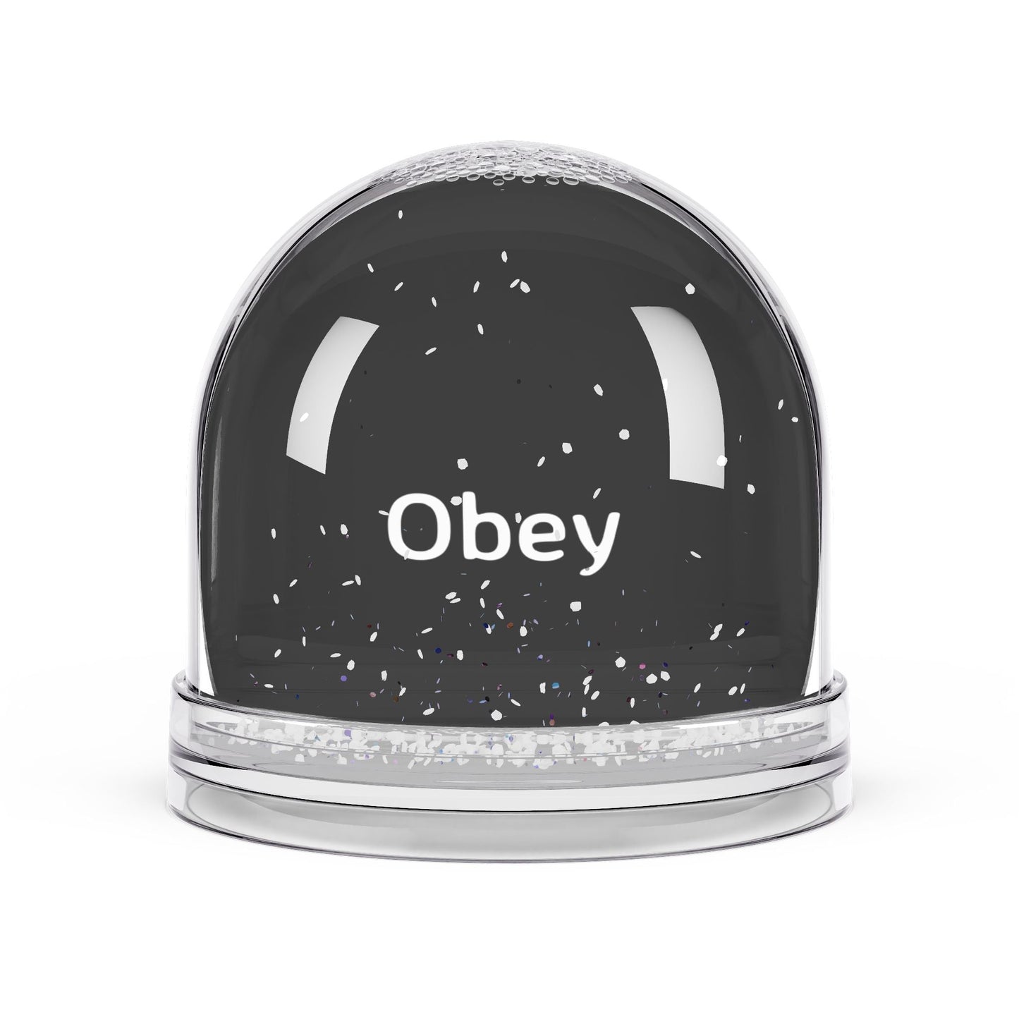 Snow Globe - "Obey"