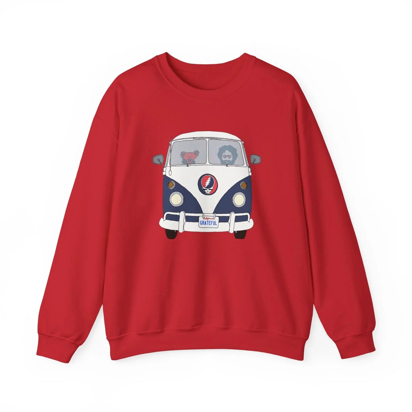 Jerry's Takin' The Bus Life is dead.® Crewneck | Grateful Dead