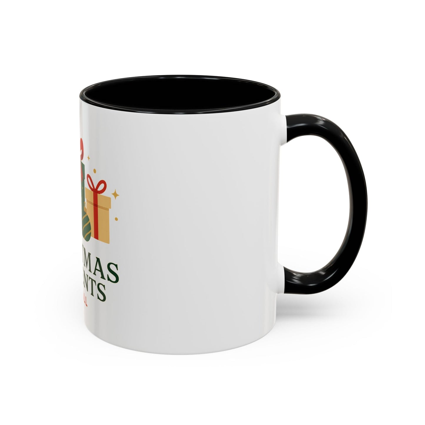 Christmas Presents Coffee Mug — Holiday Gift Mug (Accent 11/oz)