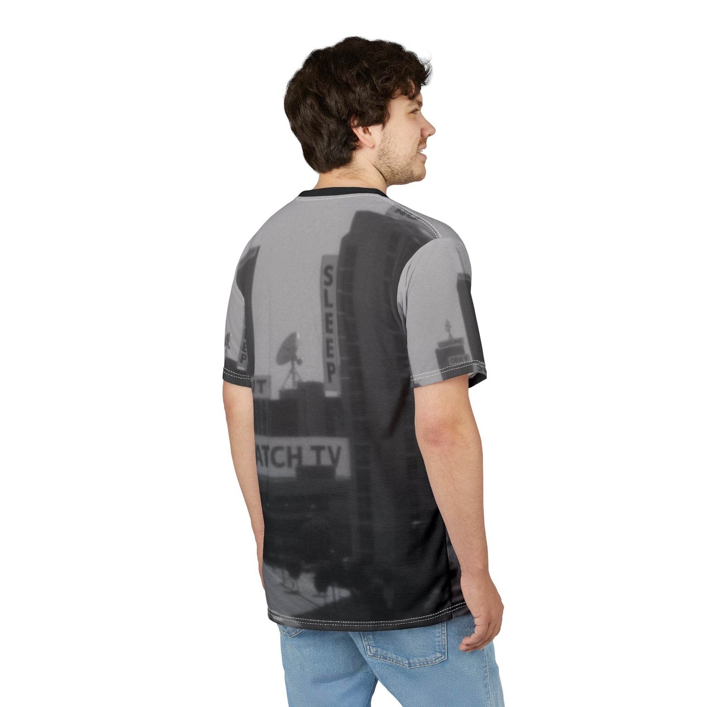 Urban Graphic Tee - 'Sleep, Submit, Watch TV'