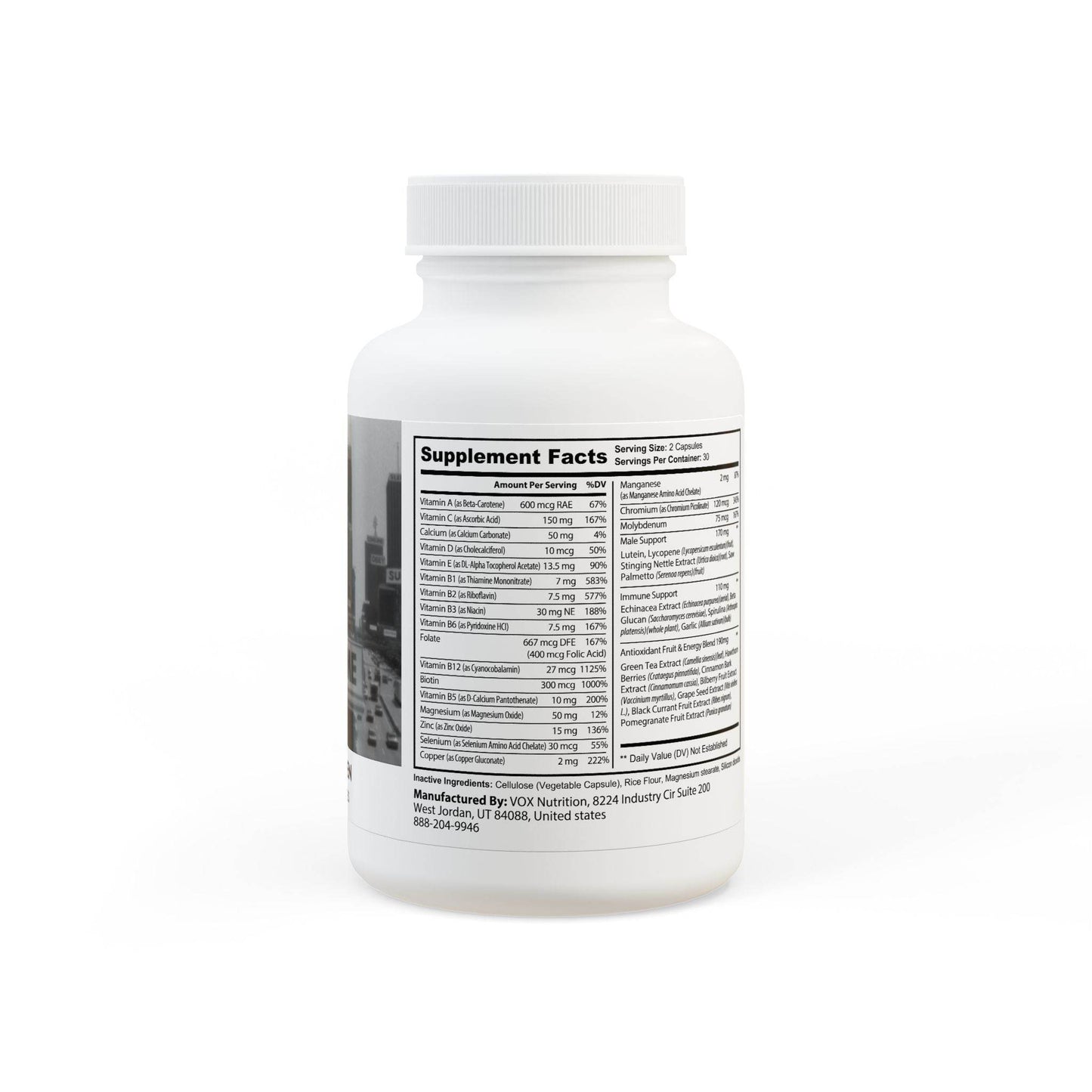 Multivitamin for Men Supplement (60 Capsules)