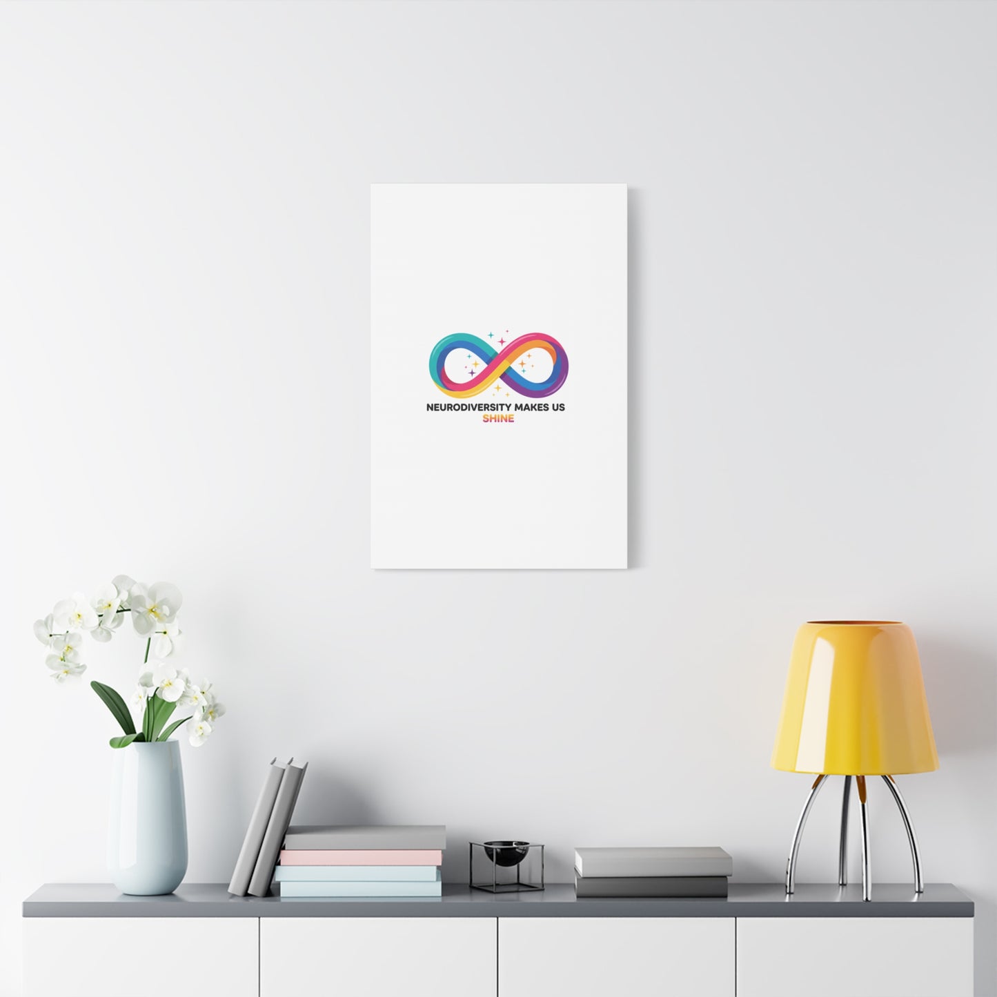 Neurodiversity Makes Us Shine Canvas | Autism Acceptance, Autistic Pride
