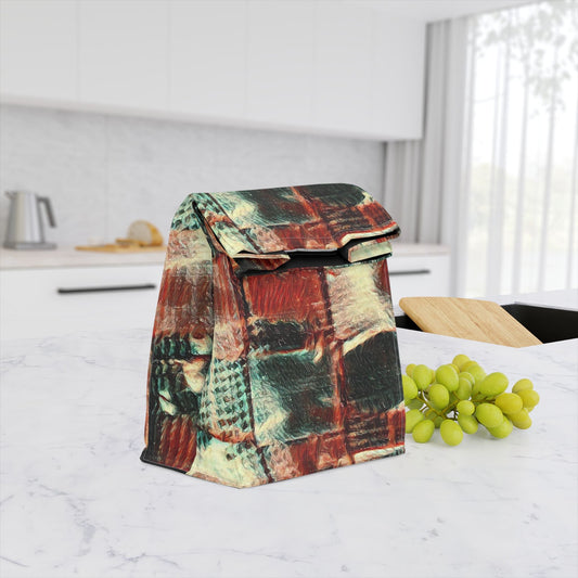 Polyester Lunch Bag - "Square Dance"