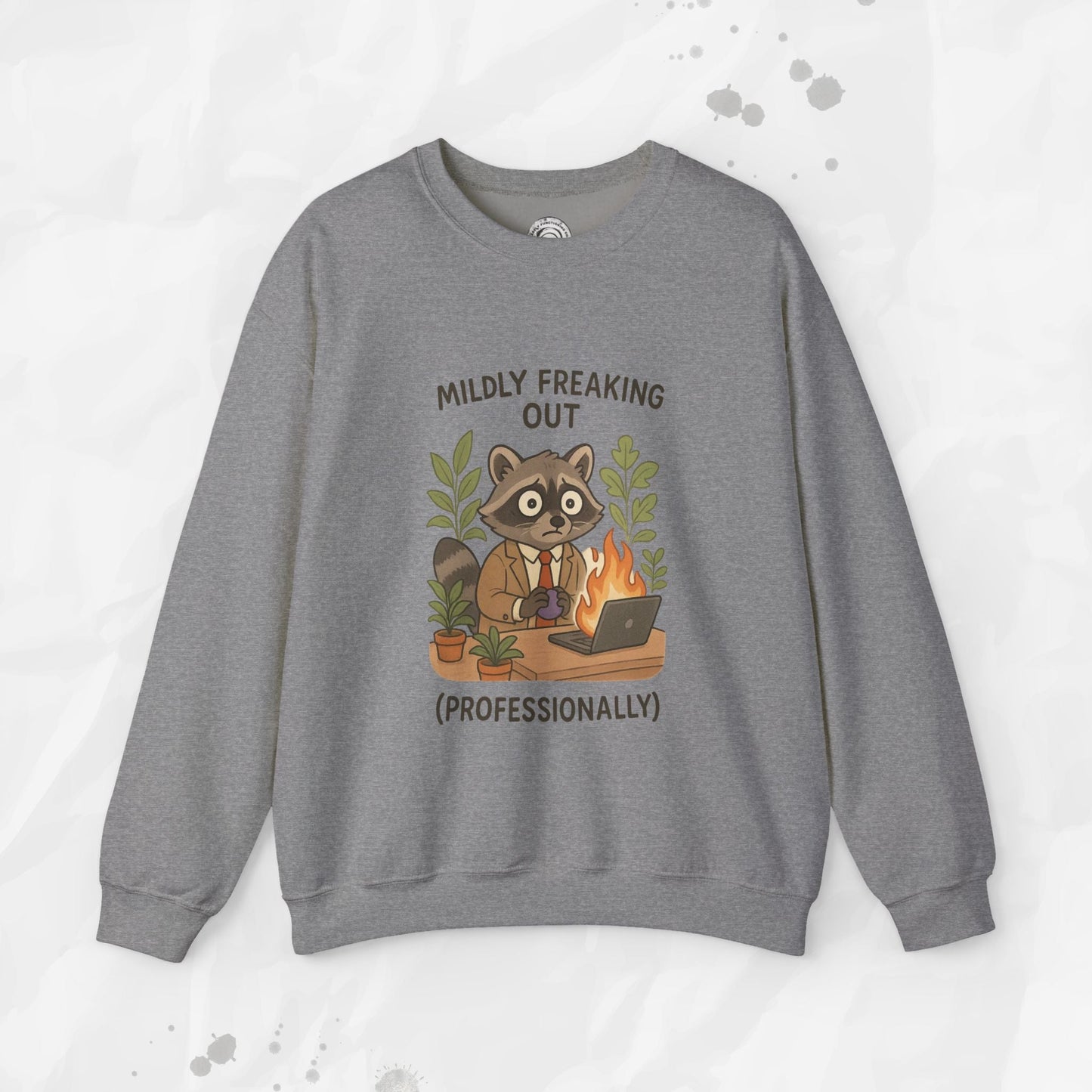 Mildly Freaking Out (Professionally) - Crewneck Sweatshirt