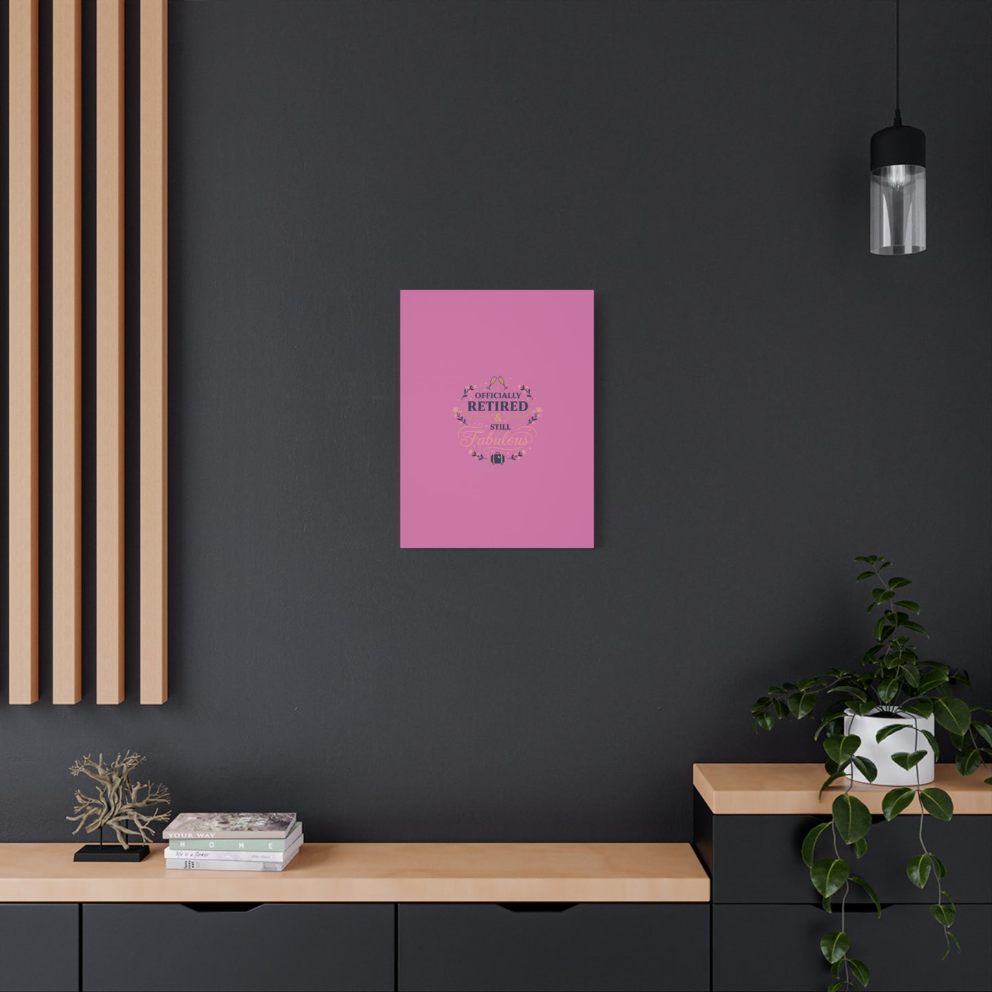 Officially Retired & Still Fabulous Canvas, retirement gifts for women | personalized retirement gifts