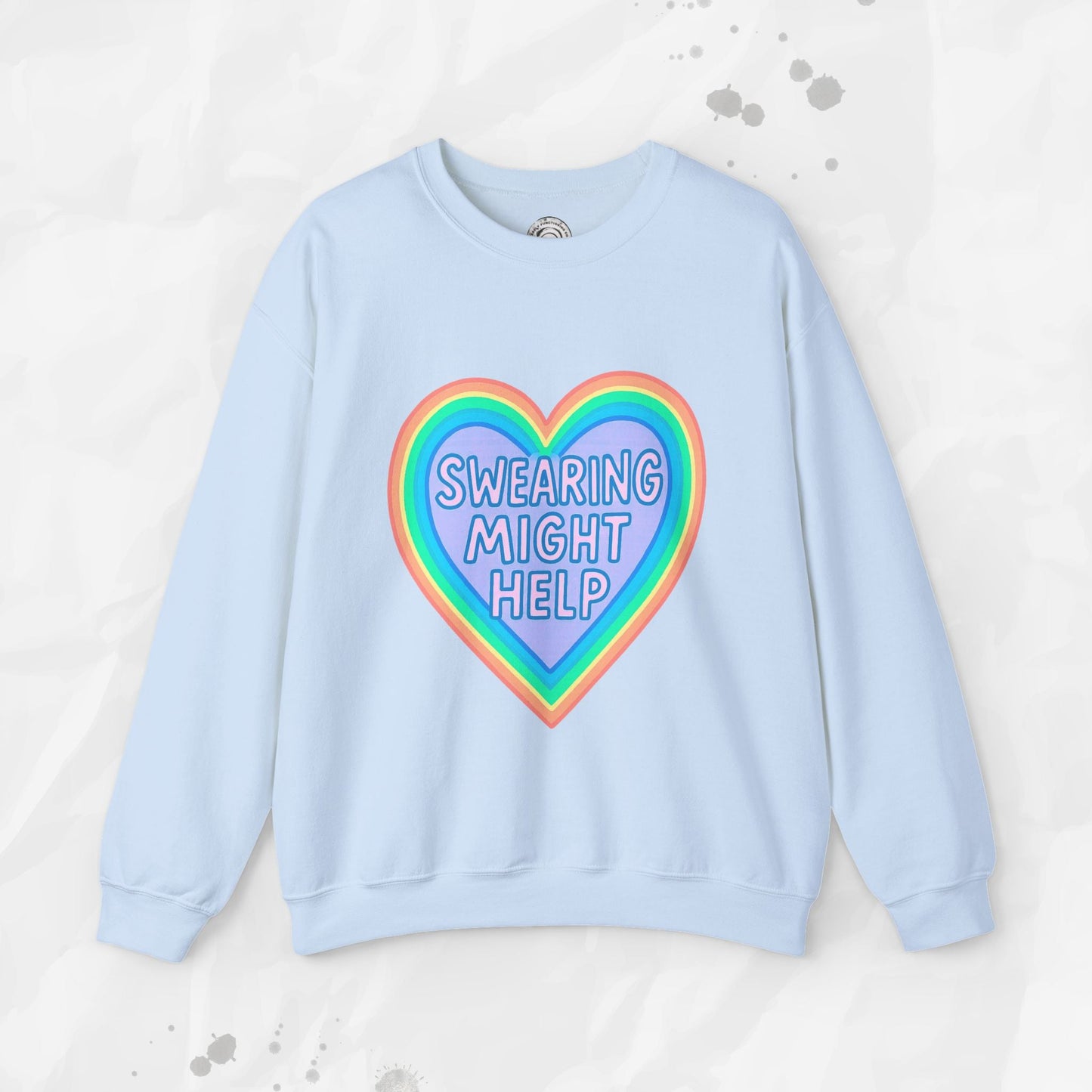 Swearing Might Help – Crewneck Sweatshirt