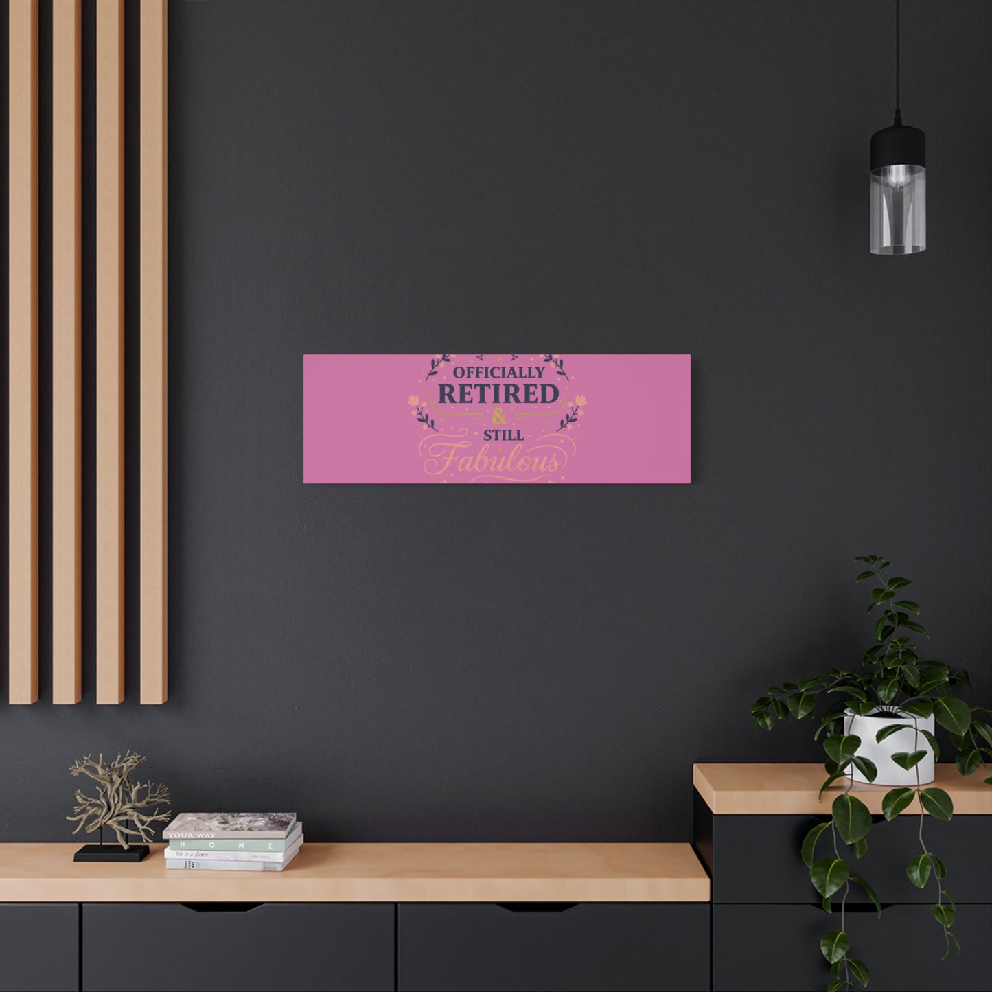 Officially Retired & Still Fabulous Canvas, retirement gifts for women | personalized retirement gifts