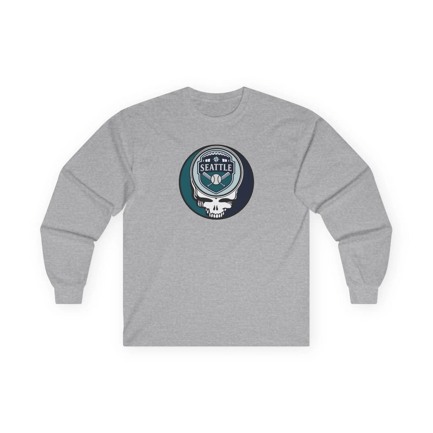 Seattle Mariners Original Stealie Grateful Dead Long Sleeve Shirt