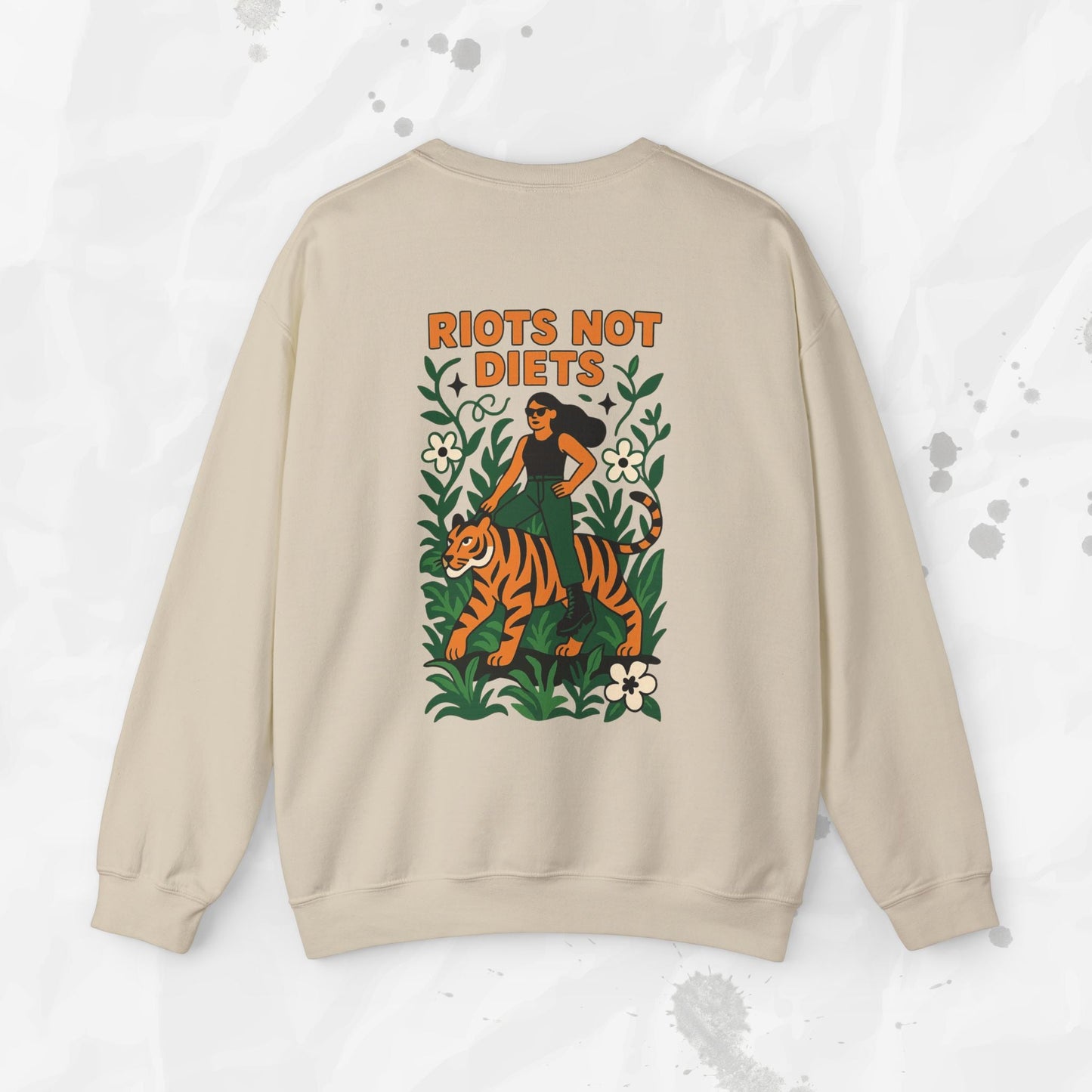 Riots Not Diets - Crewneck Sweatshirt