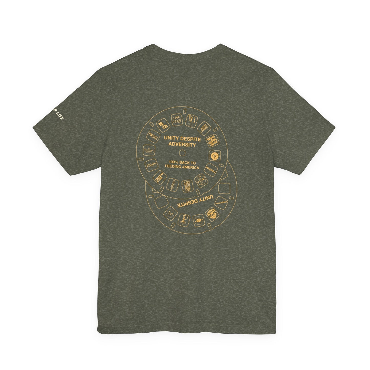 Unity Despite Adversity - Feeding America Fundraiser Tee - Unisex Jersey Short Sleeve Tee