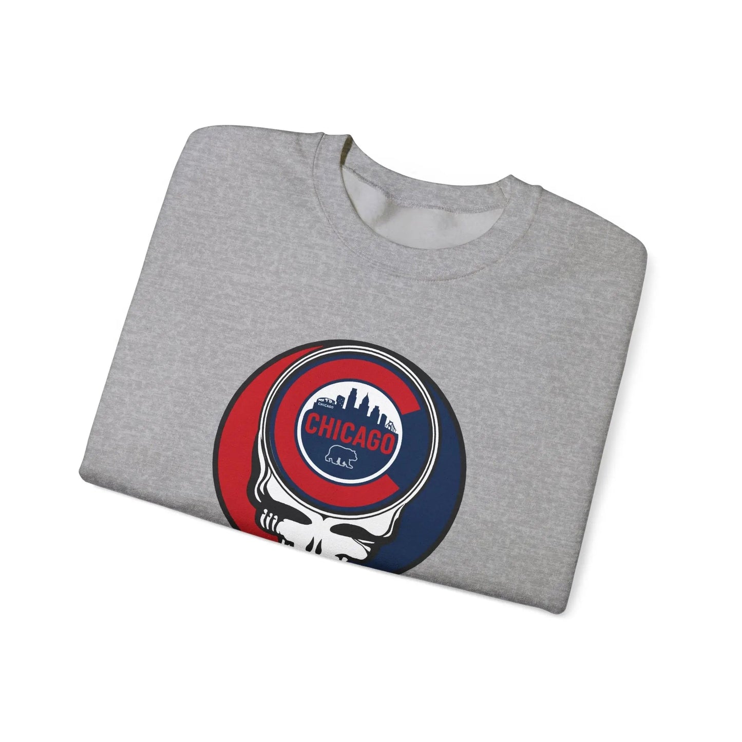 Chicago Cubs Original Stealie × Grateful Dead Crewneck