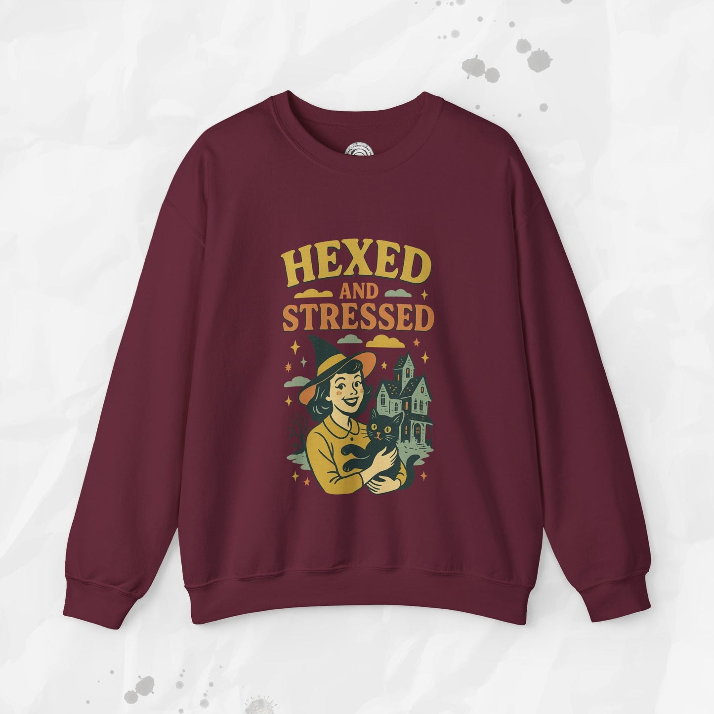 Hexed and Stressed – Crewneck Sweatshirt