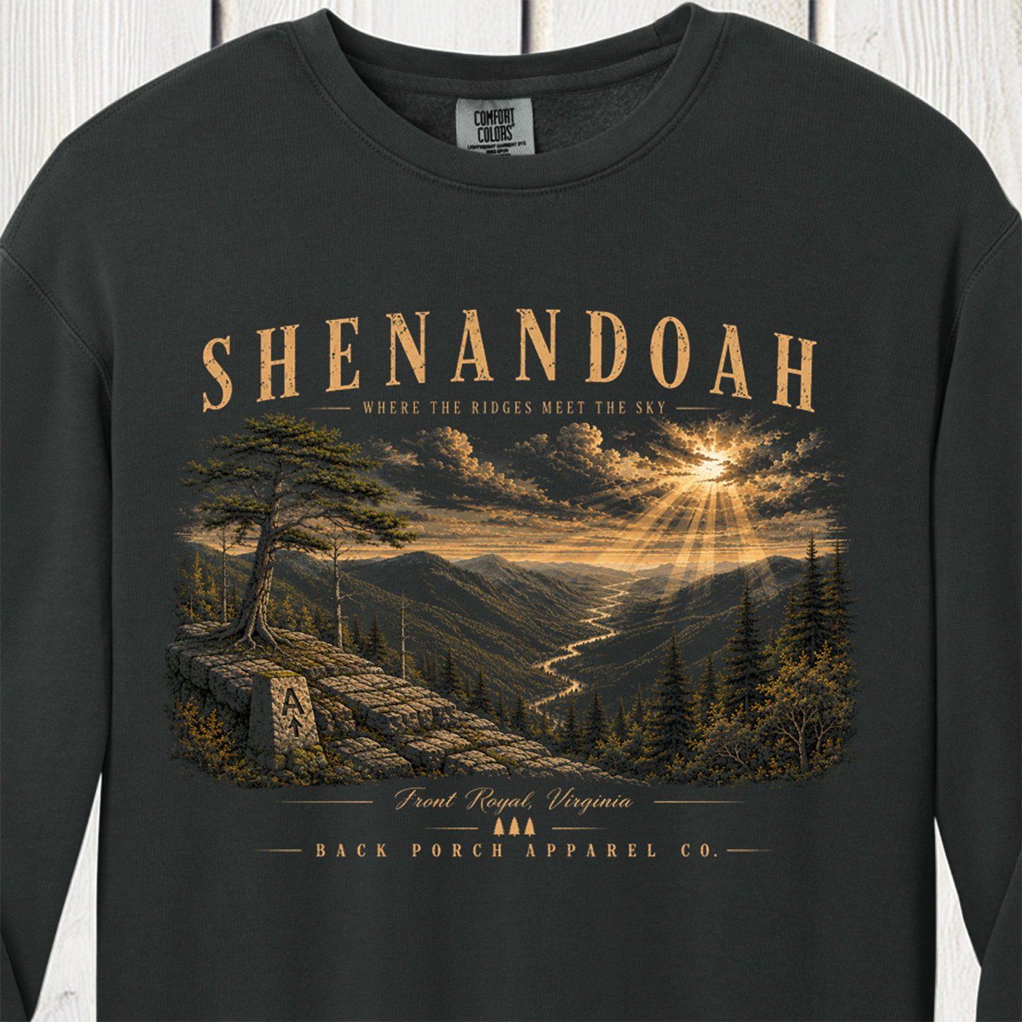 Shenandoah Premium Comfort Colors Crew Sweatshirt