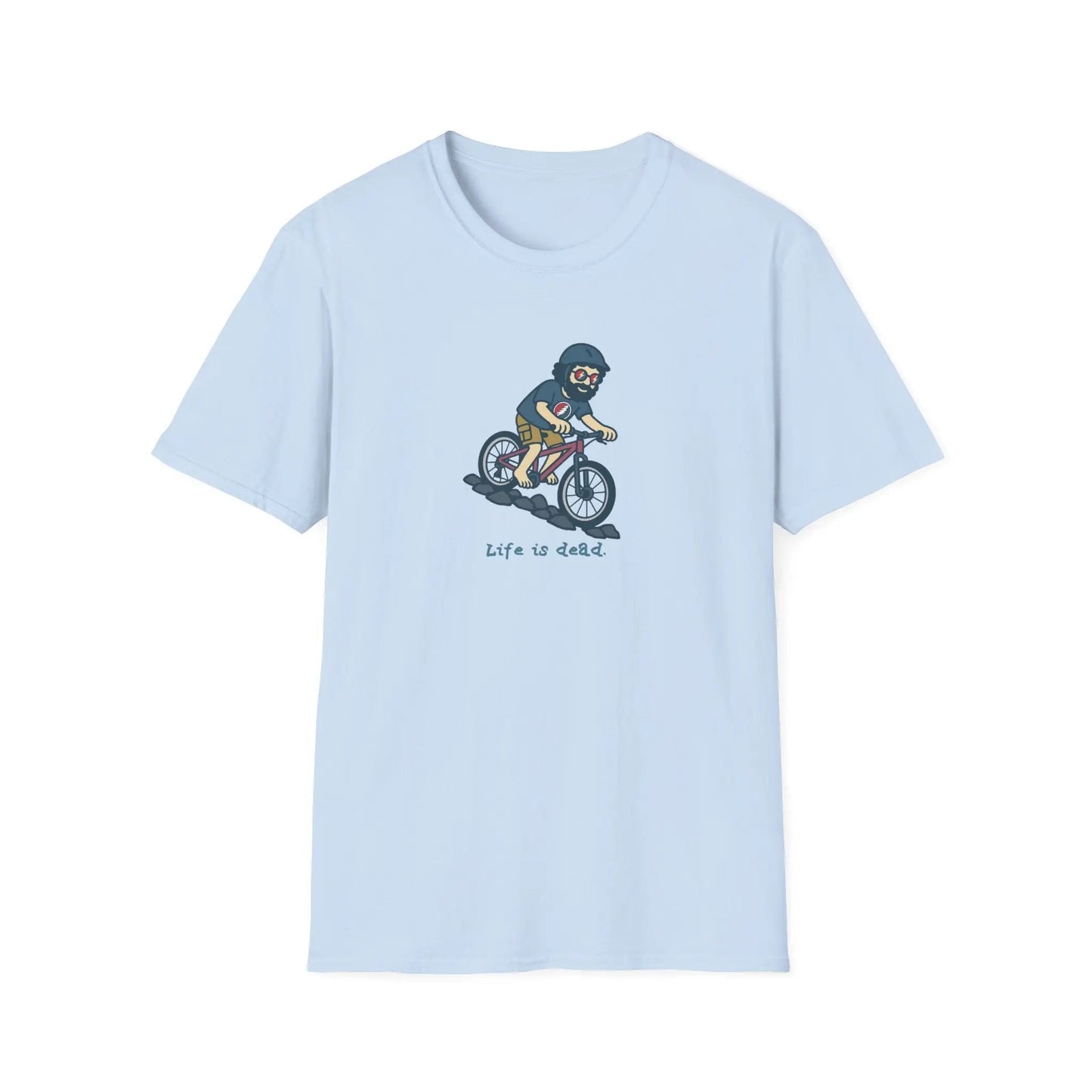 Mountain Bikin' Jerry - Life is dead.® × Grateful Dead Tee