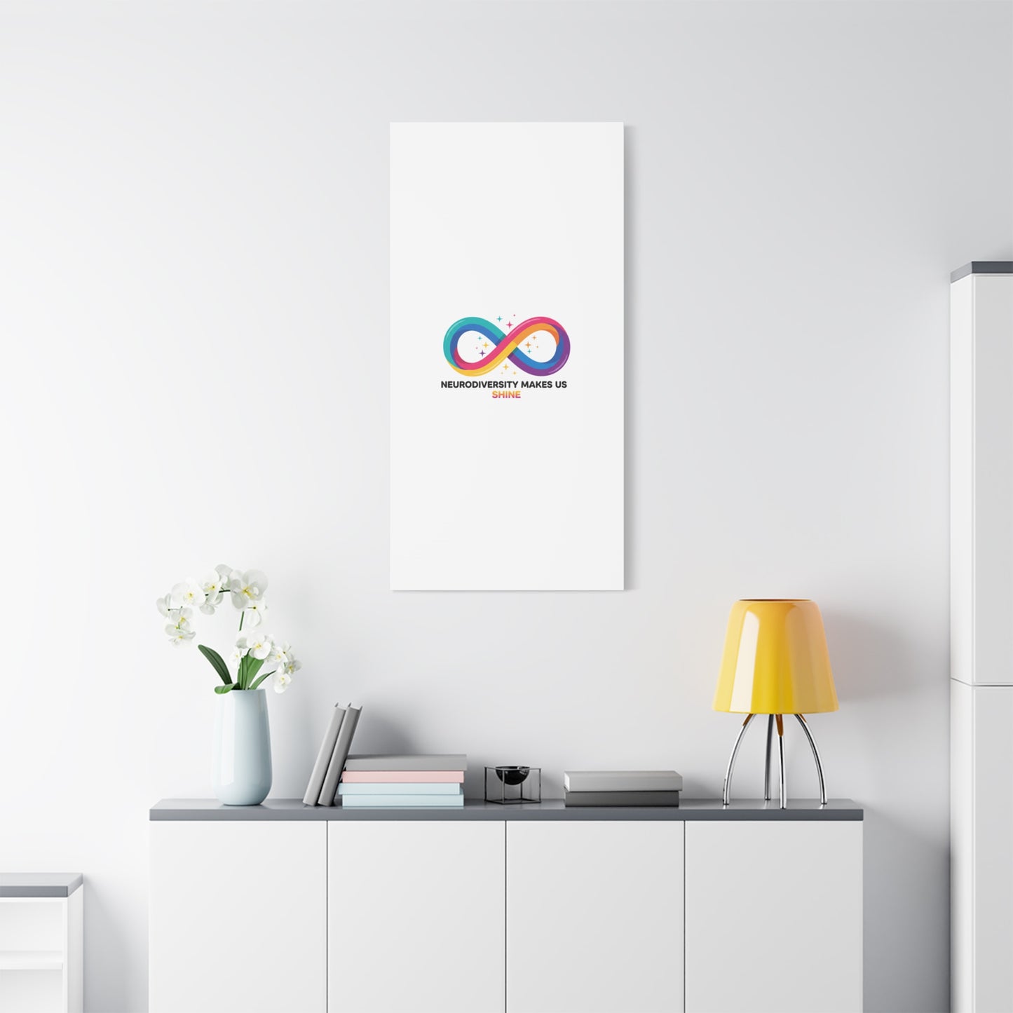 Neurodiversity Makes Us Shine Canvas | Autism Acceptance, Autistic Pride