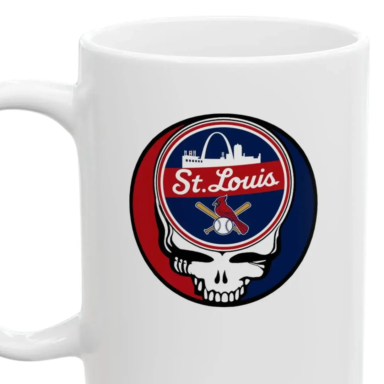 St. Louis Cardinals Original Stealie Grateful Dead Coffee Mug